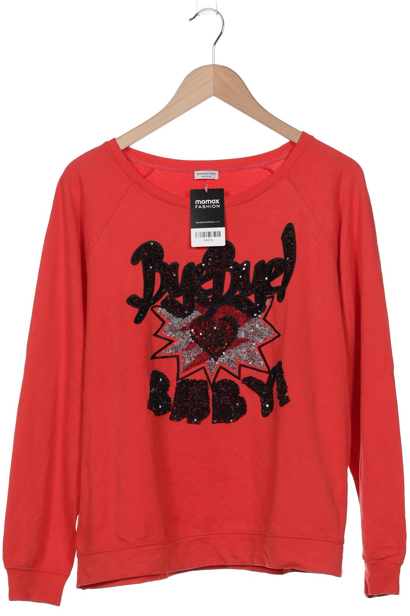 

Margittes Damen Sweatshirt, rot, Gr. 42