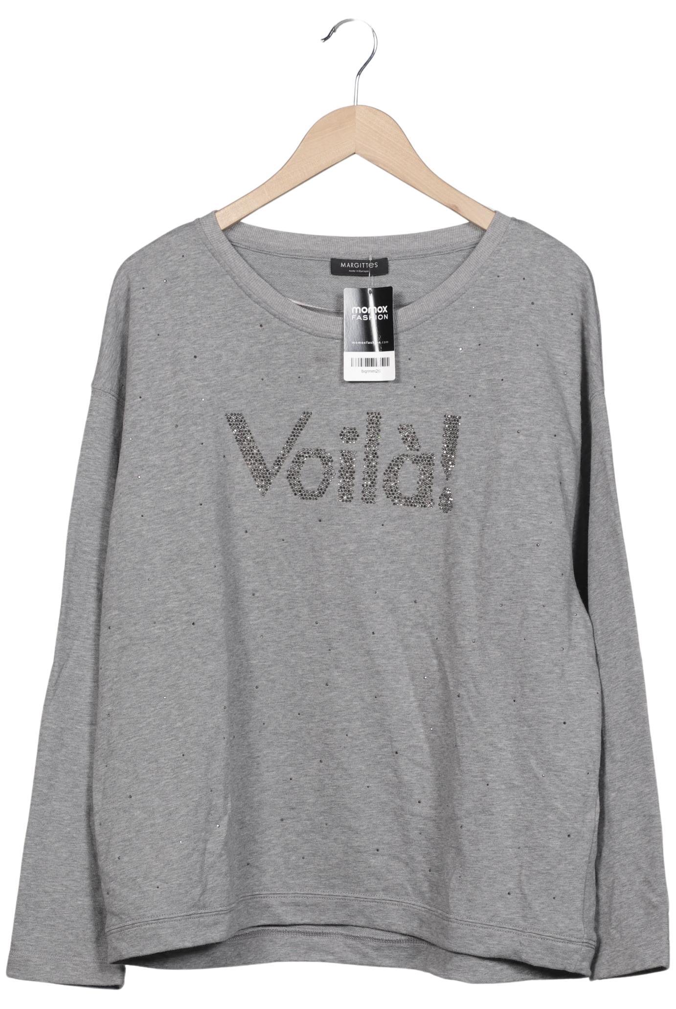 

Margittes Damen Sweatshirt, grau, Gr. 44