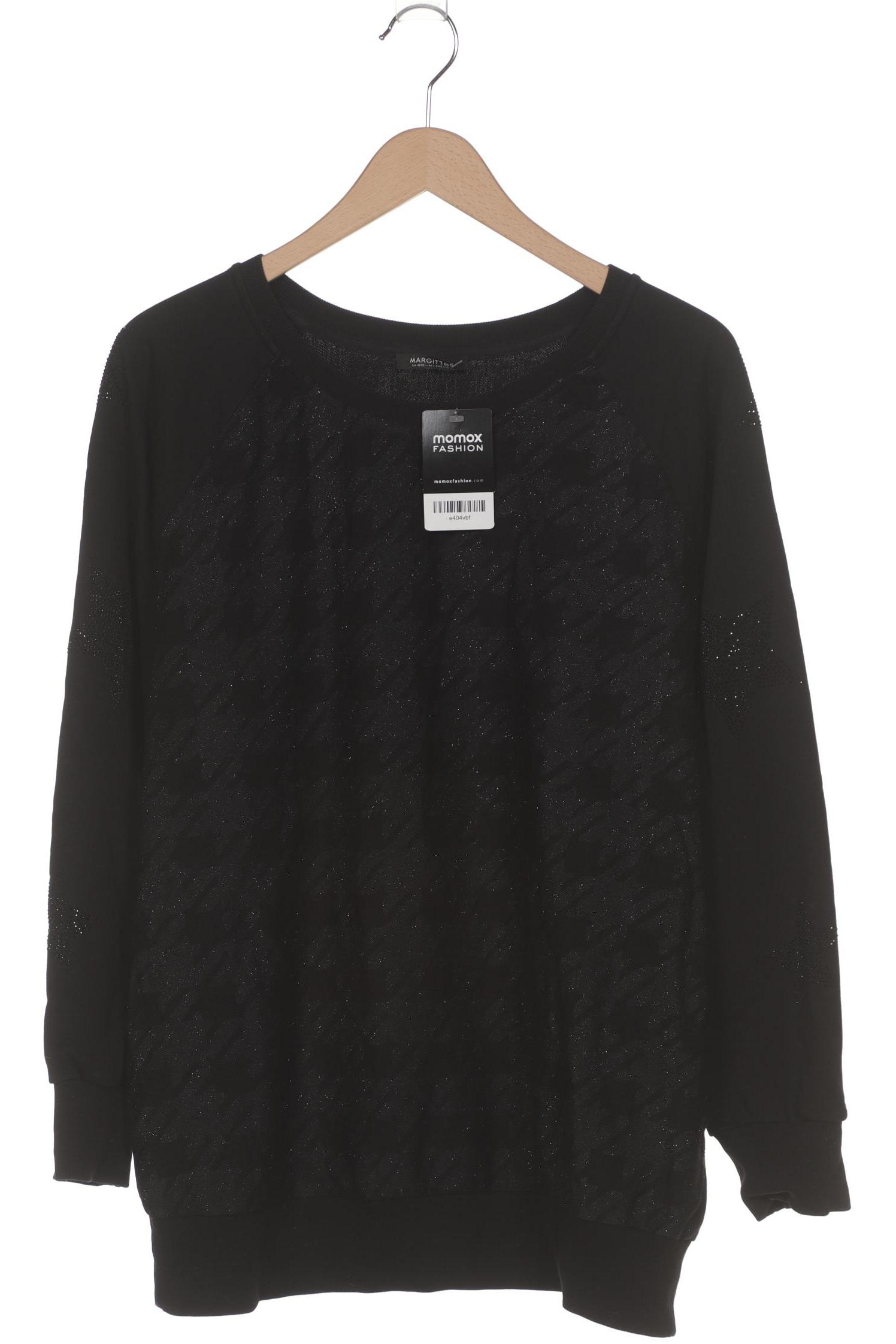 

Margittes Damen Sweatshirt, schwarz, Gr. 46
