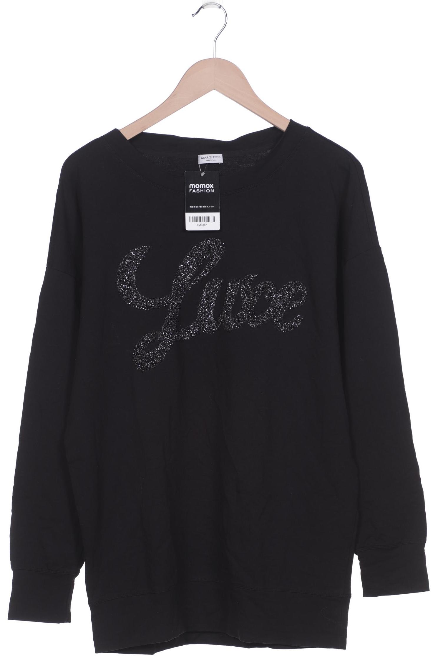 

MARGITTES Damen Sweatshirt, schwarz