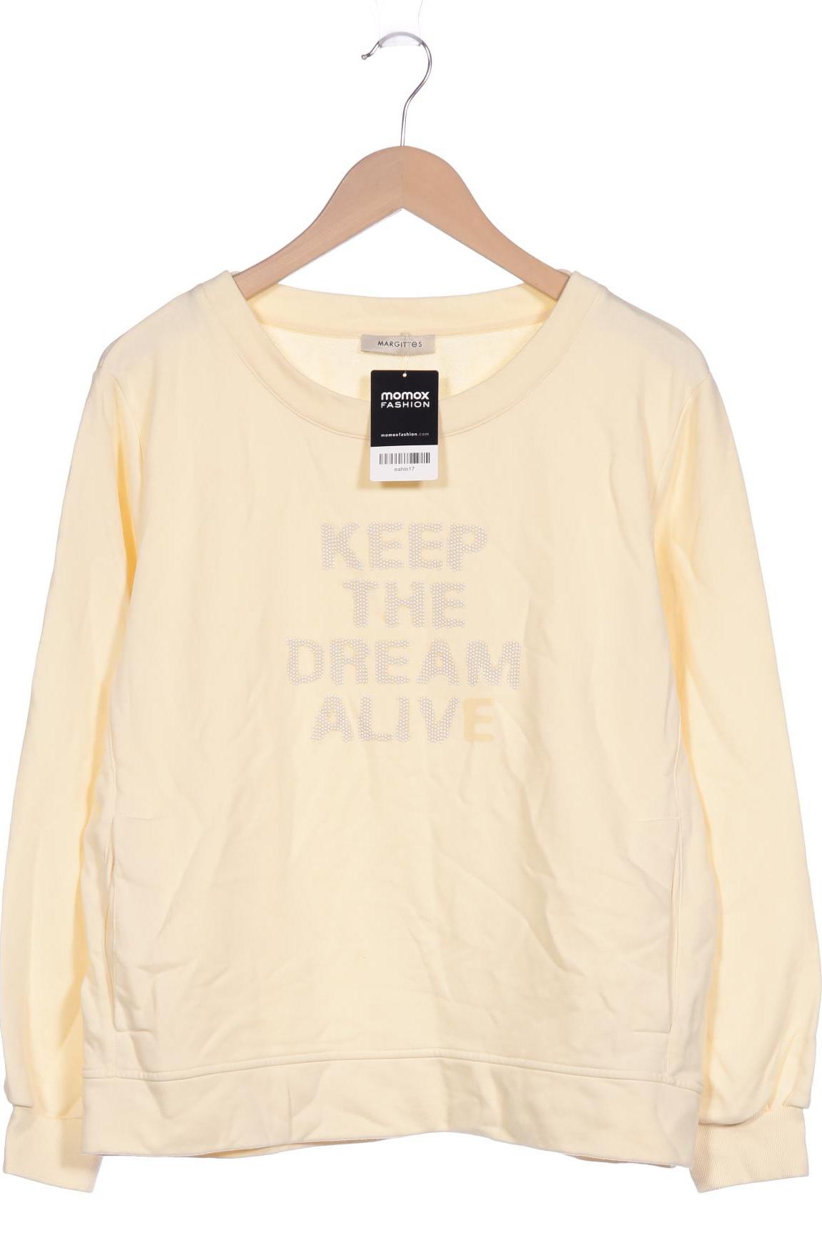 

Margittes Damen Sweatshirt, cremeweiß, Gr. 42