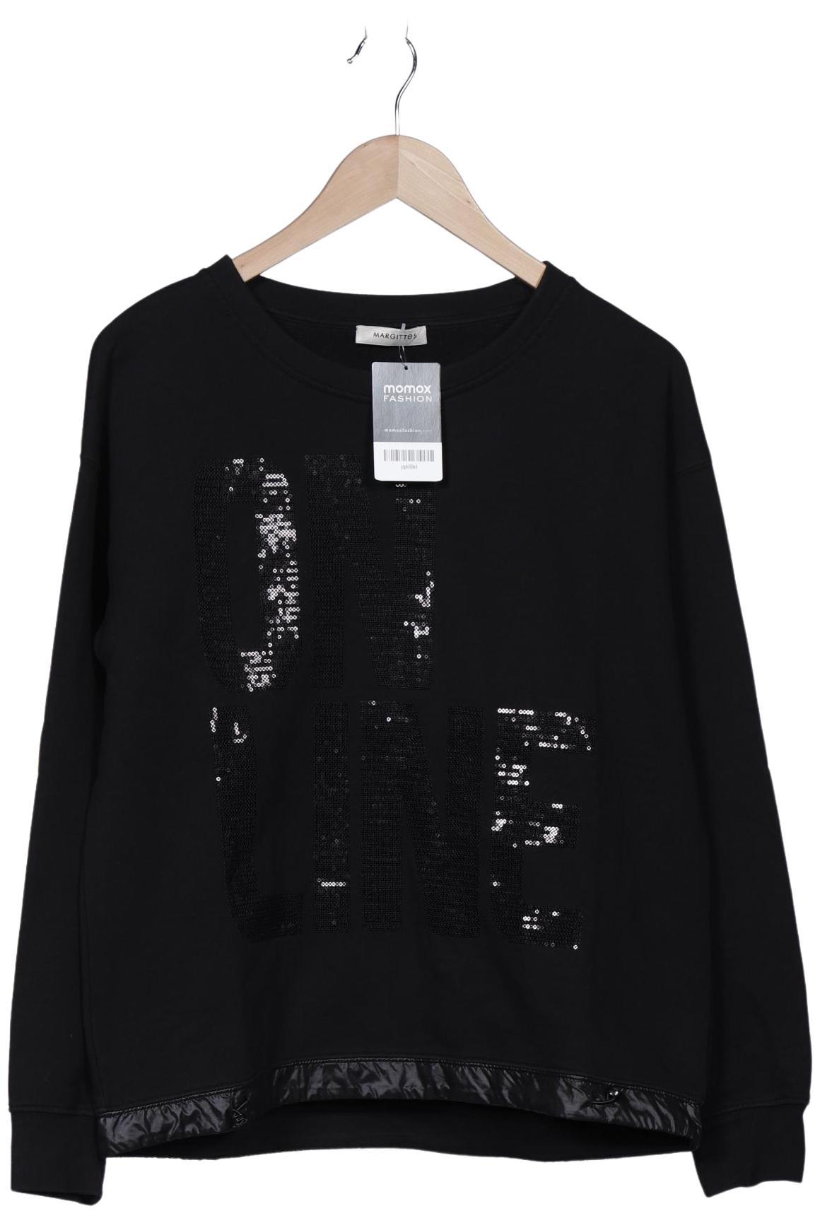 

Margittes Damen Sweatshirt, schwarz, Gr. 38