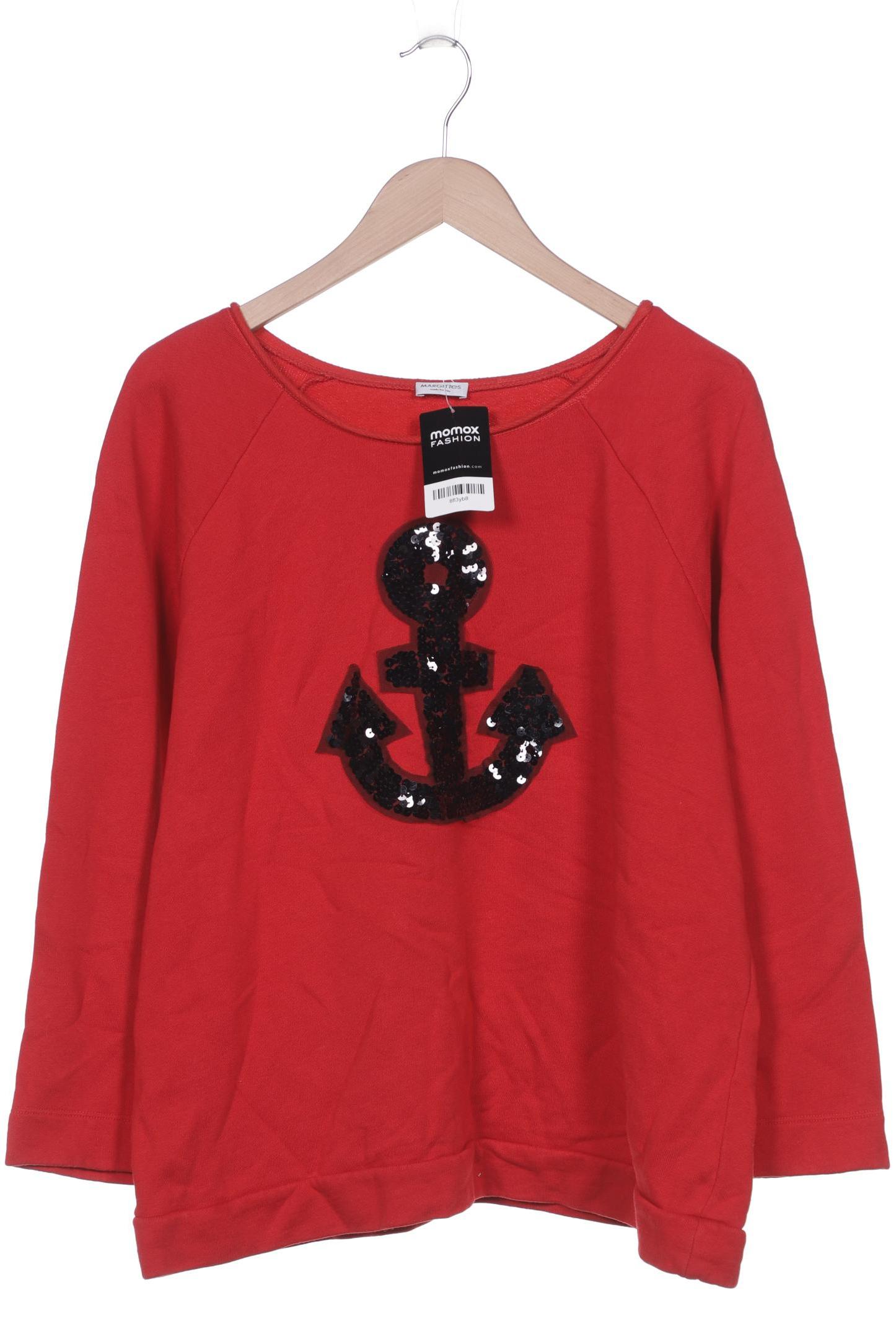 

Margittes Damen Sweatshirt, rot, Gr. 38