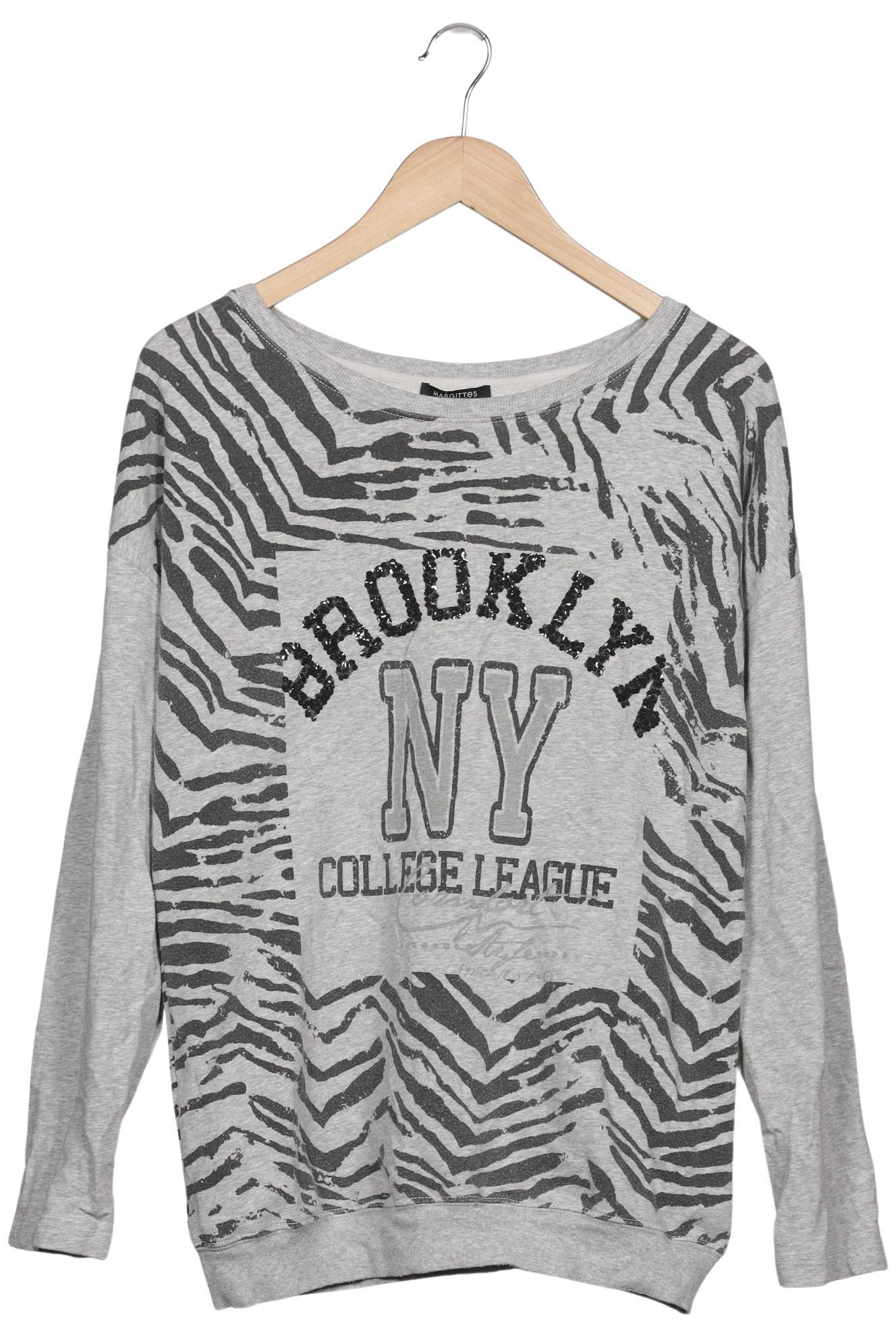 

Margittes Damen Sweatshirt, grau, Gr. 40