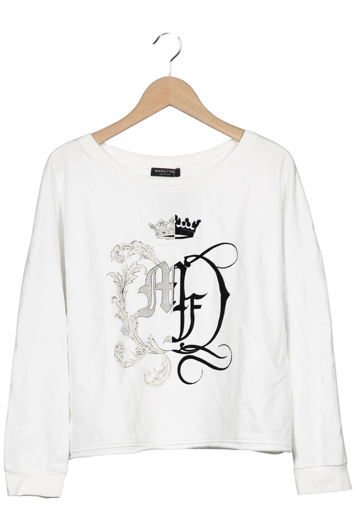 

Margittes Damen Sweatshirt, weiß, Gr. 36