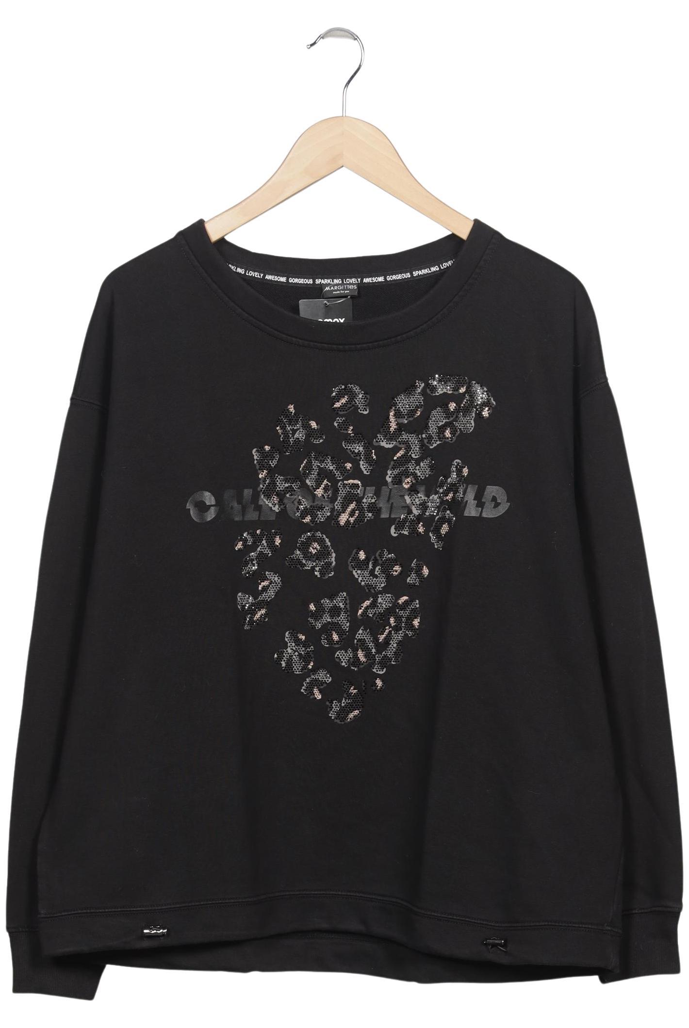 

Margittes Damen Sweatshirt, schwarz, Gr. 44