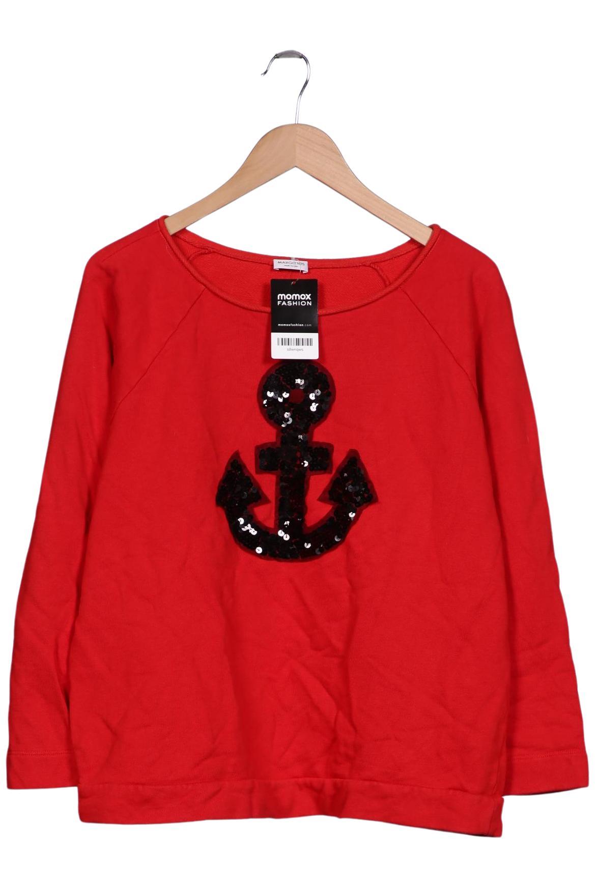 

Margittes Damen Sweatshirt, rot, Gr. 40