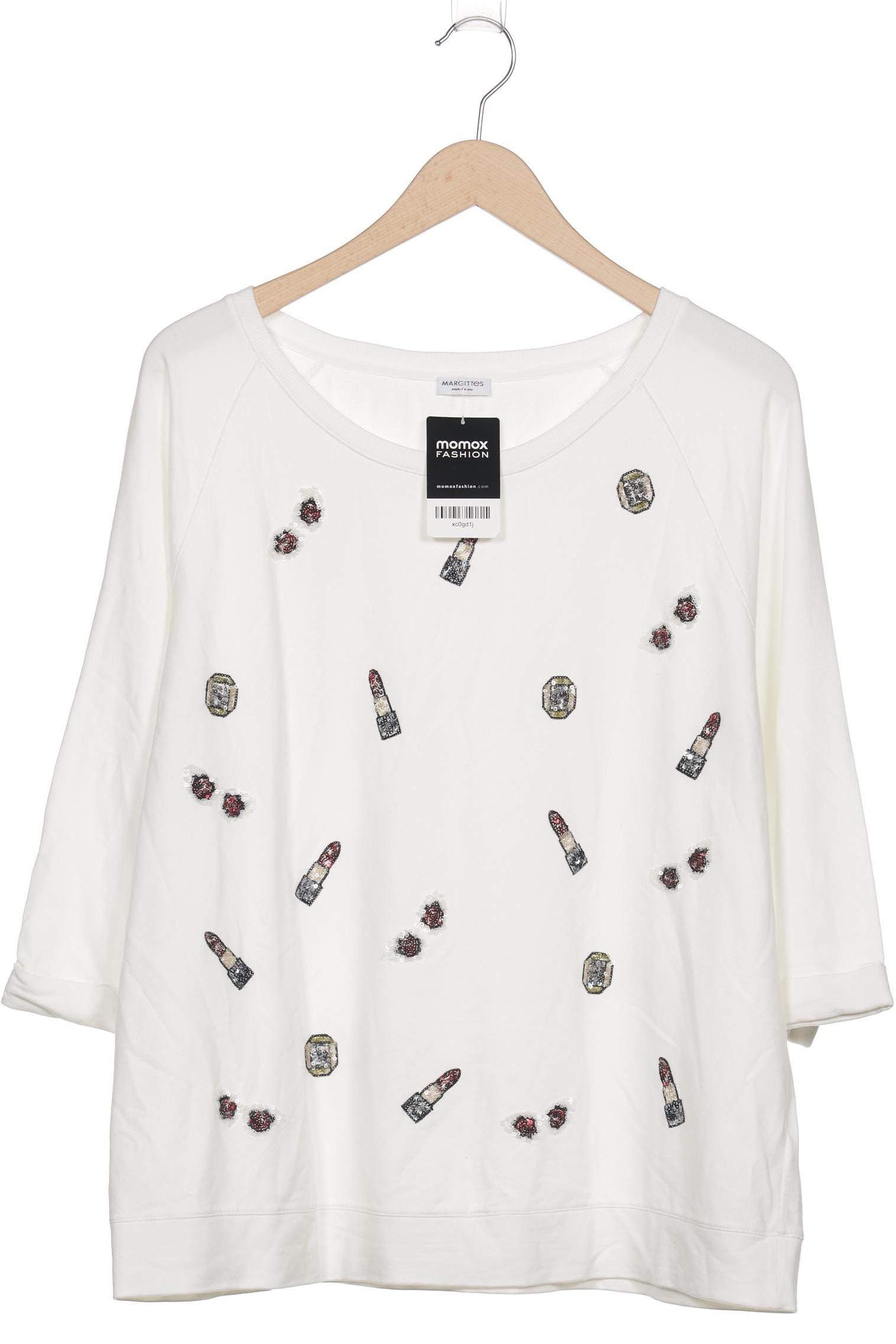

Margittes Damen Sweatshirt, weiß, Gr. 44