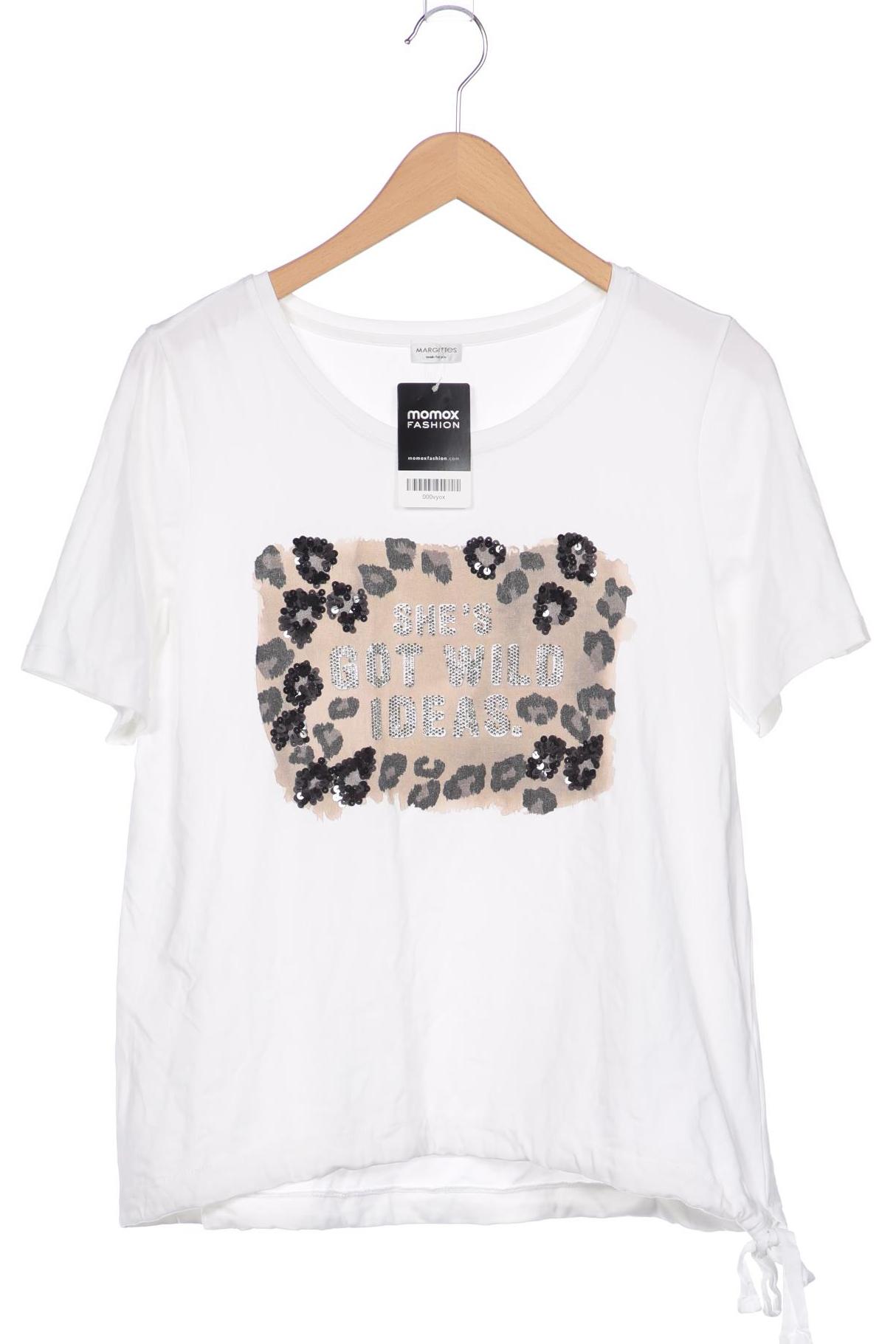 

Margittes Damen T-Shirt, weiß, Gr. 42