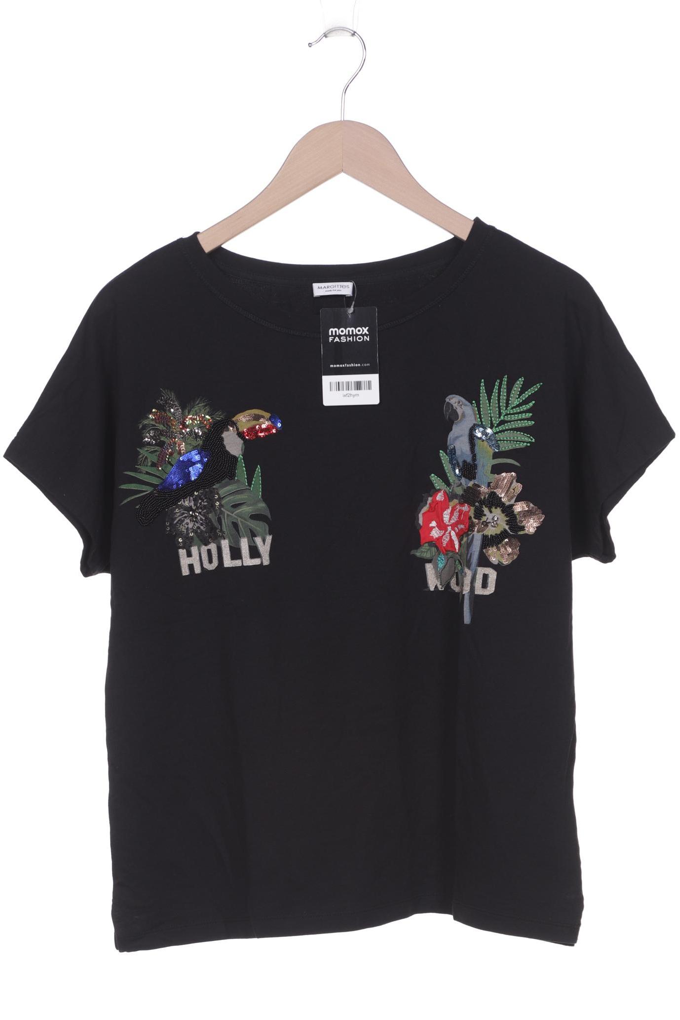 

Margittes Damen T-Shirt, schwarz, Gr. 38
