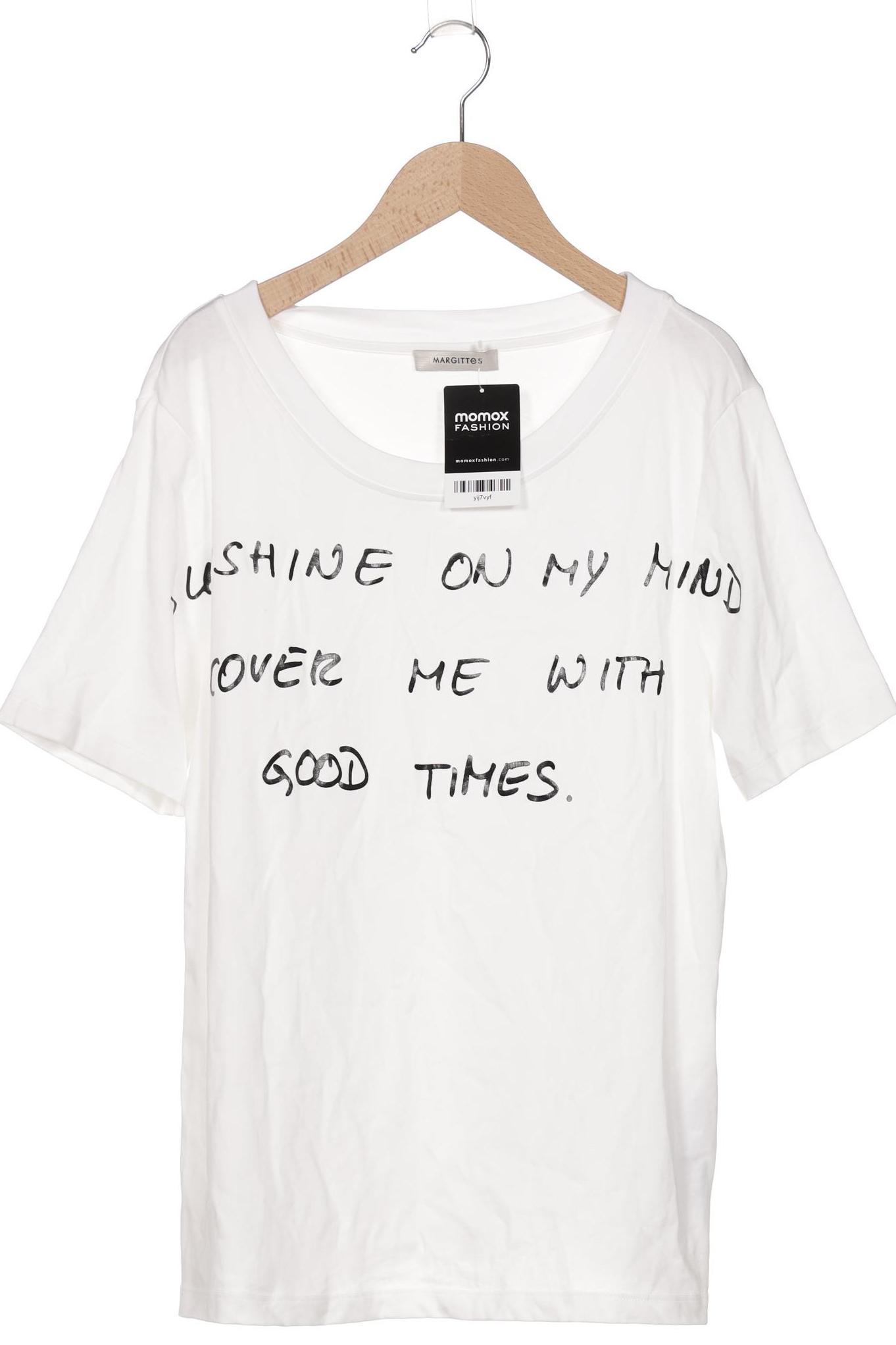 

Margittes Damen T-Shirt, weiß, Gr. 40