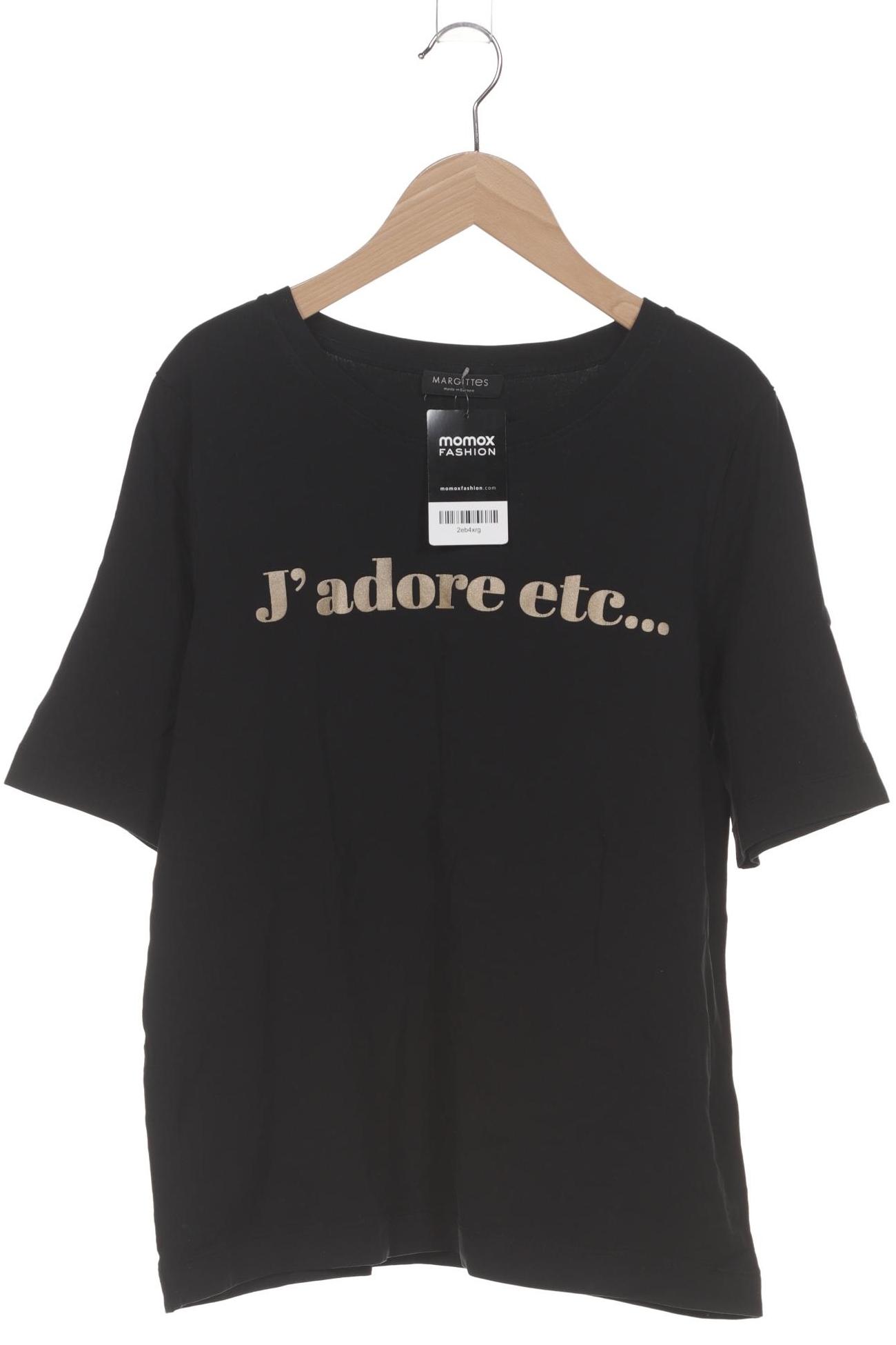 

Margittes Damen T-Shirt, schwarz, Gr. 40