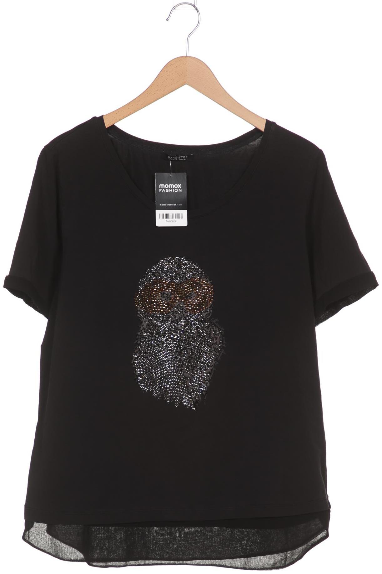 

Margittes Damen T-Shirt, schwarz, Gr. 44