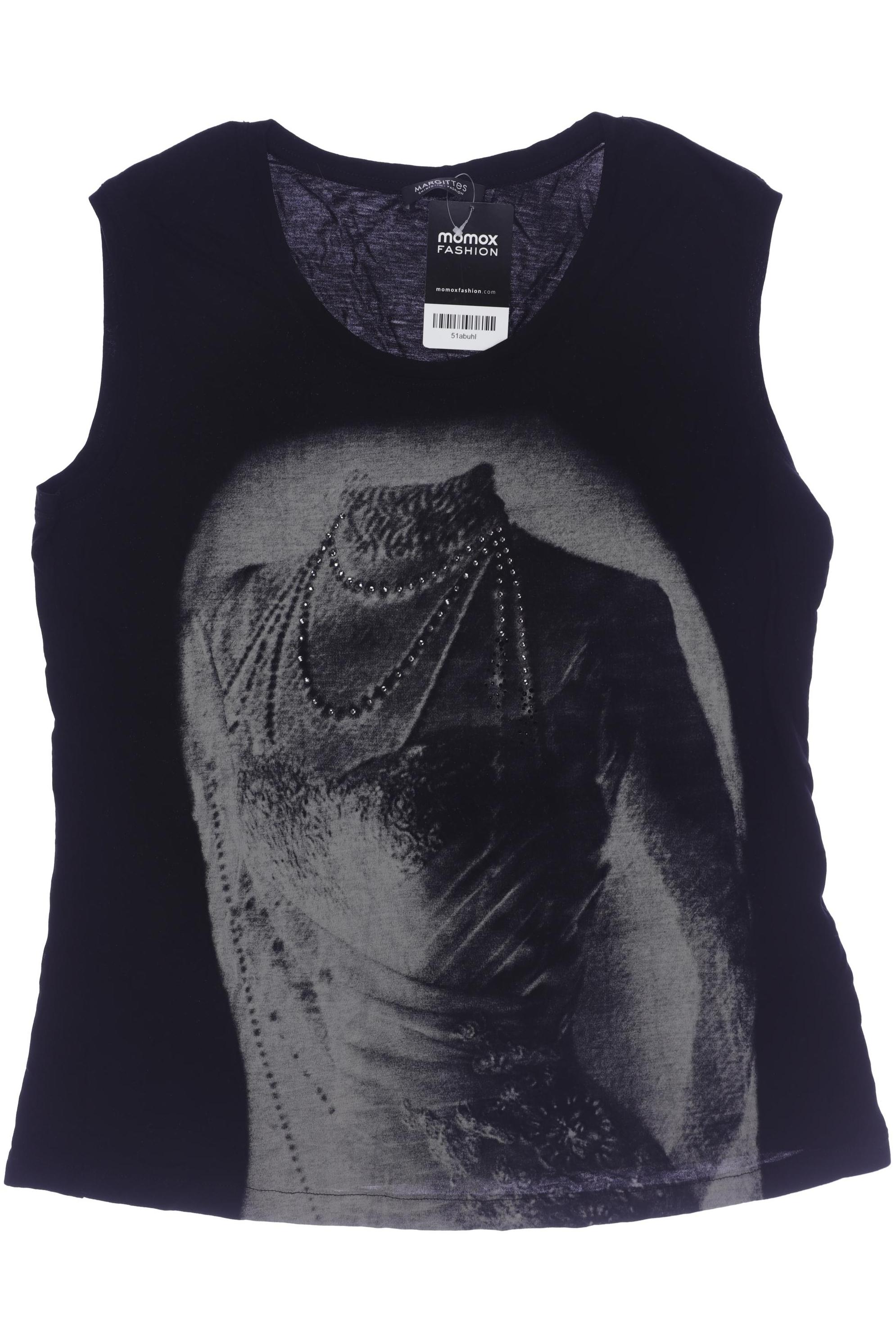 

Margittes Damen T-Shirt, schwarz, Gr. 46