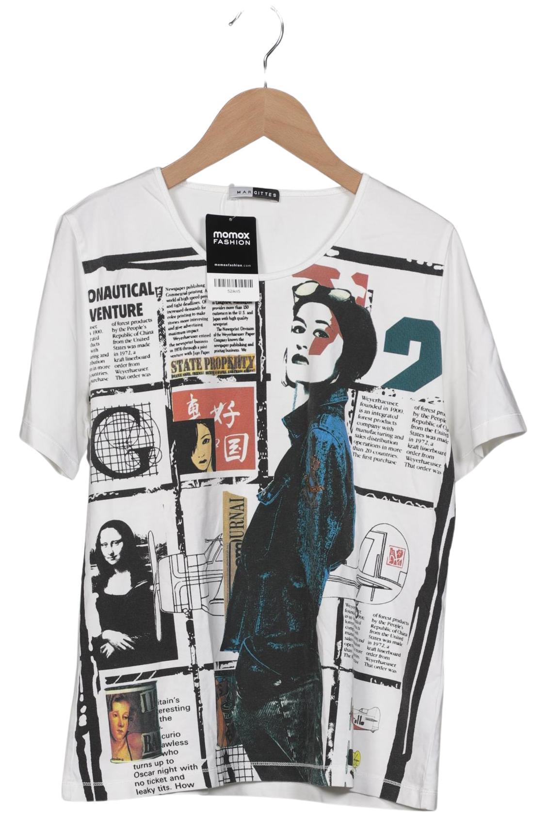 

Margittes Damen T-Shirt, weiß, Gr. 42