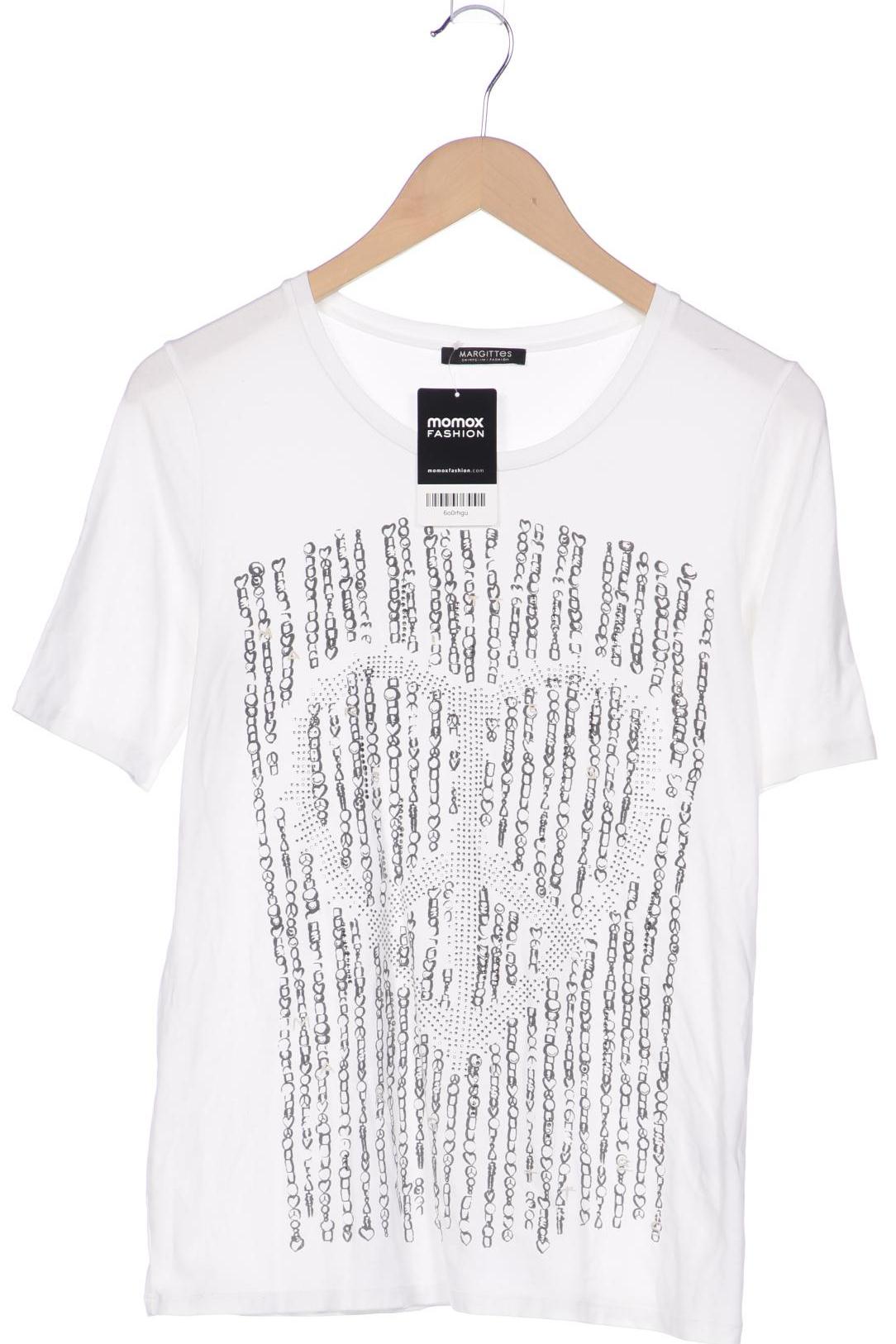 

Margittes Damen T-Shirt, weiß, Gr. 40