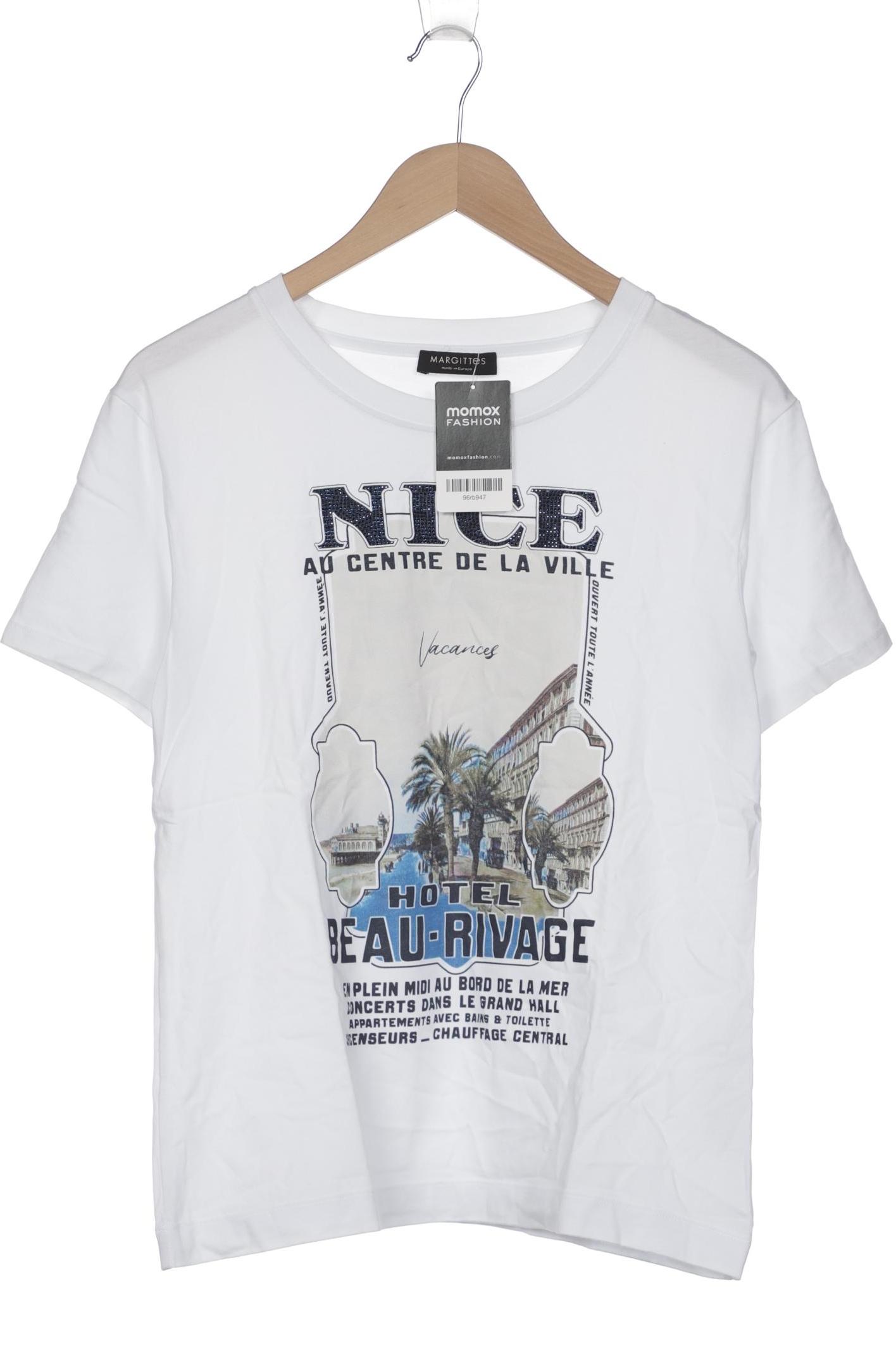 

Margittes Damen T-Shirt, weiß, Gr. 36