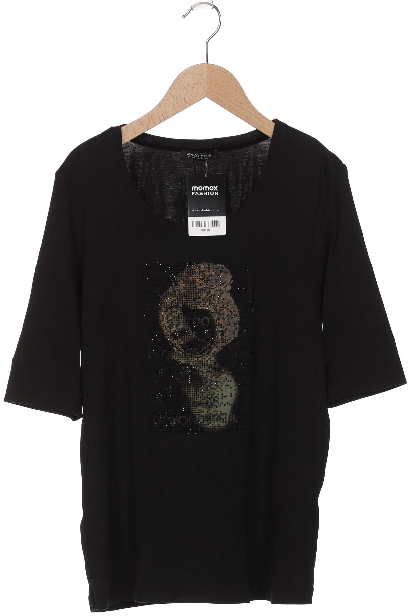 

Margittes Damen T-Shirt, schwarz, Gr. 44