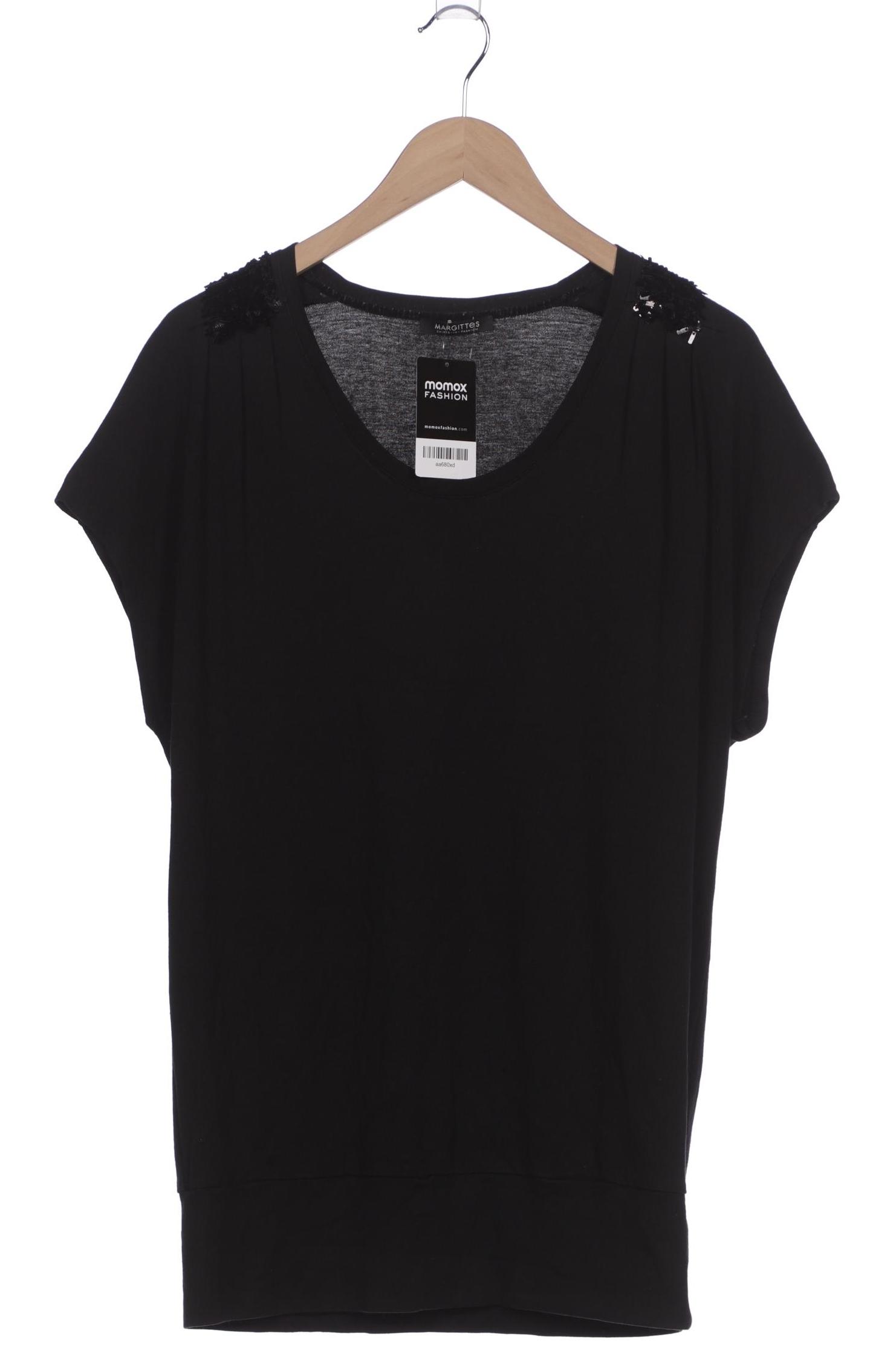 

Margittes Damen T-Shirt, schwarz, Gr. 42