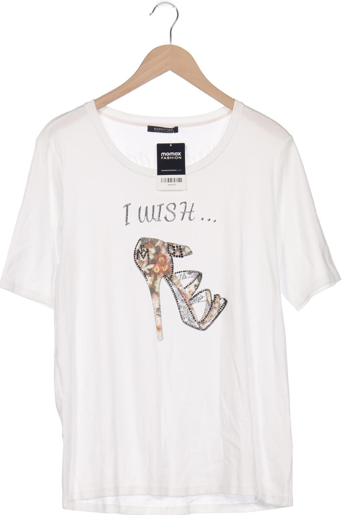 

Margittes Damen T-Shirt, weiß, Gr. 46