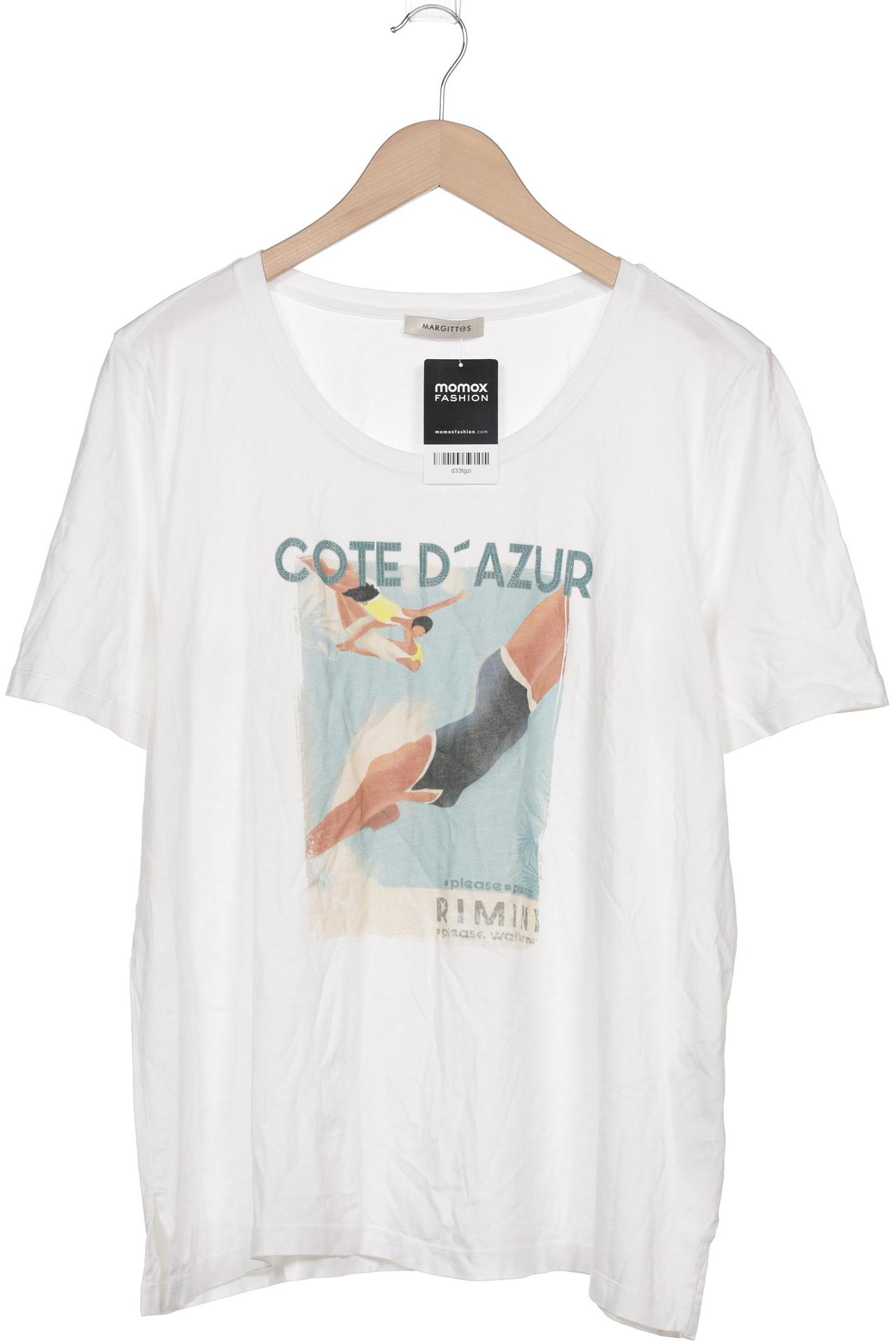 

Margittes Damen T-Shirt, weiß, Gr. 46
