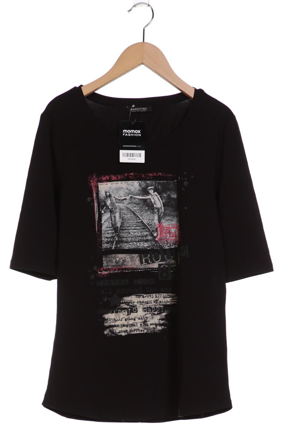

Margittes Damen T-Shirt, schwarz, Gr. 40