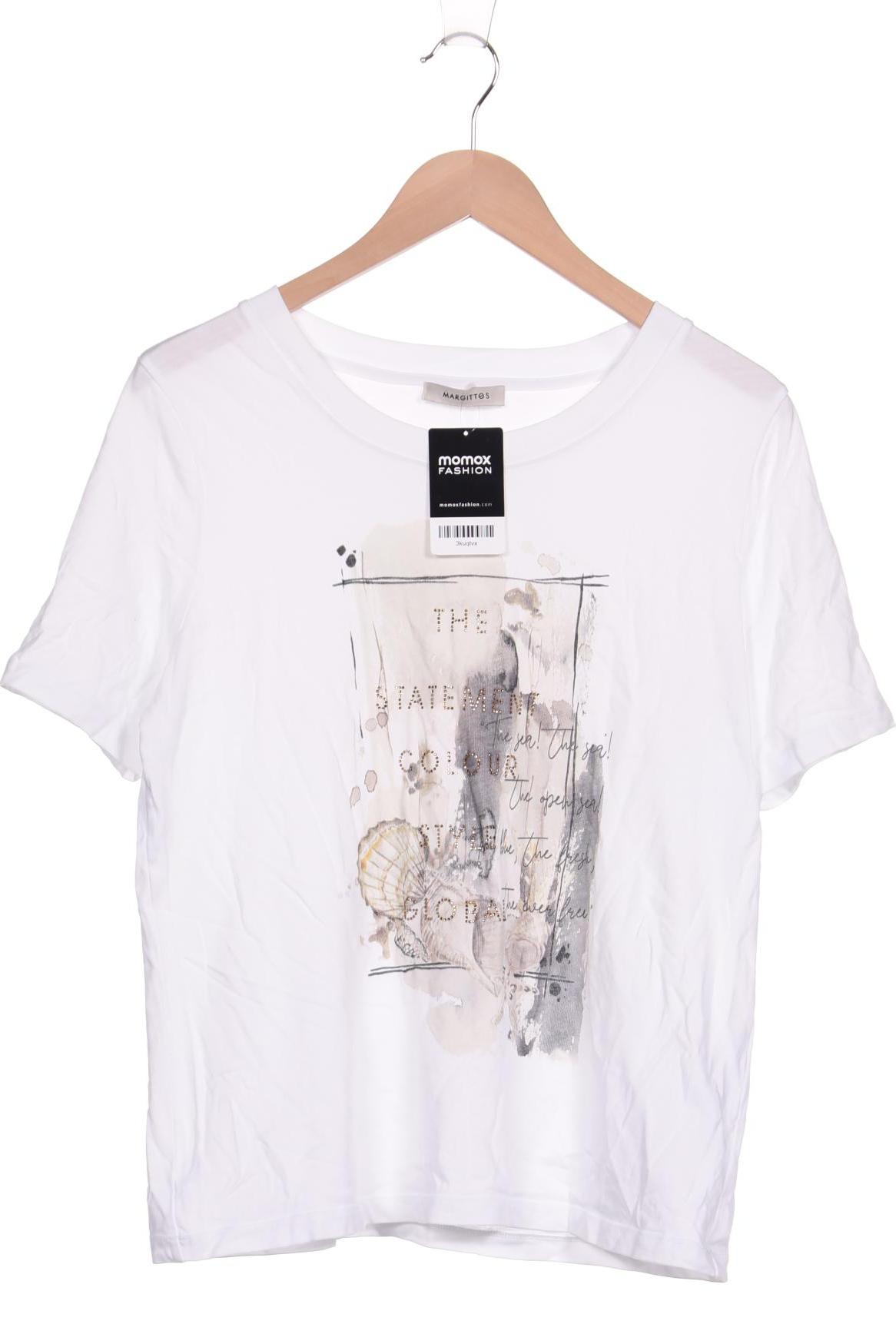 

Margittes Damen T-Shirt, weiß, Gr. 40