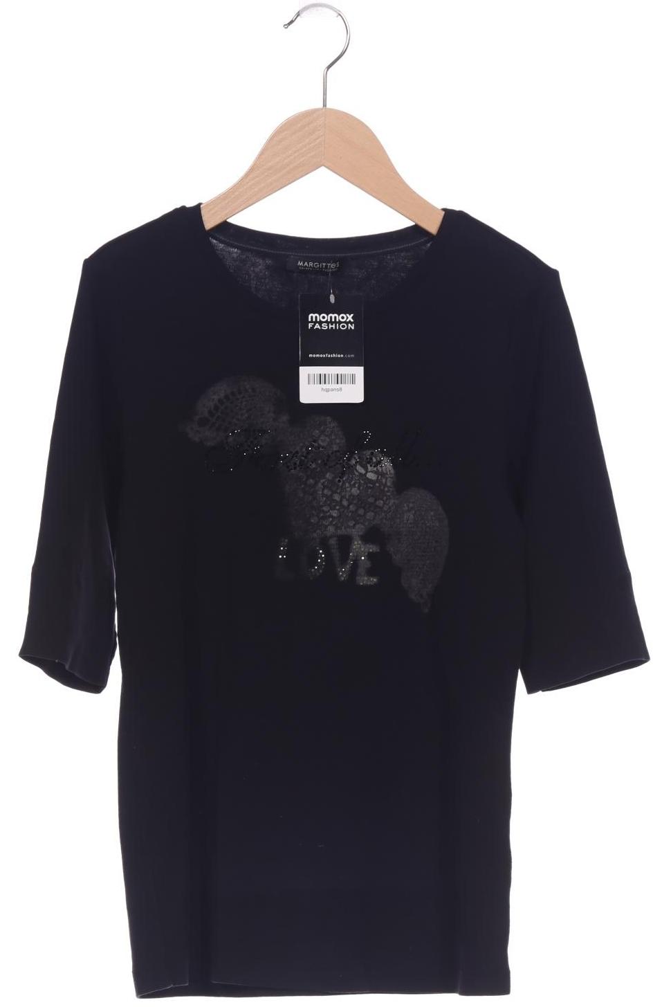 

Margittes Damen T-Shirt, schwarz, Gr. 38