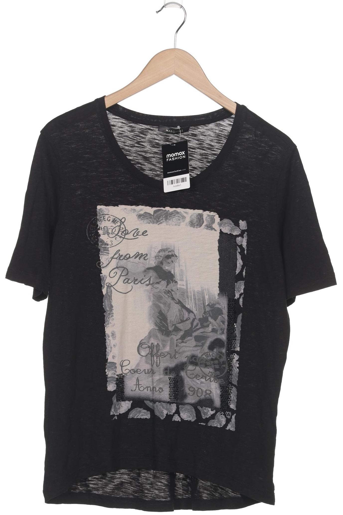 

Margittes Damen T-Shirt, schwarz, Gr. 40