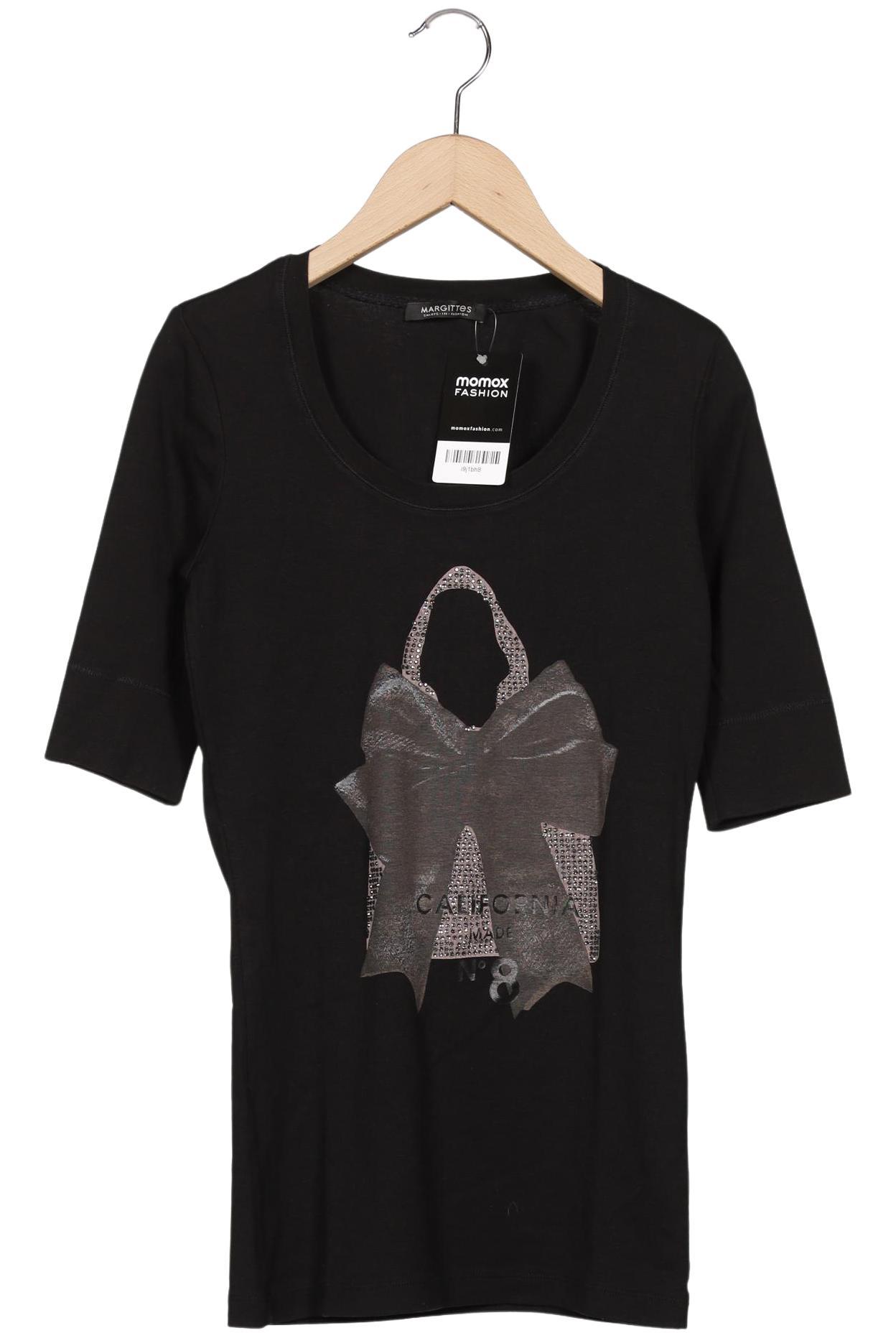

Margittes Damen T-Shirt, schwarz, Gr. 36