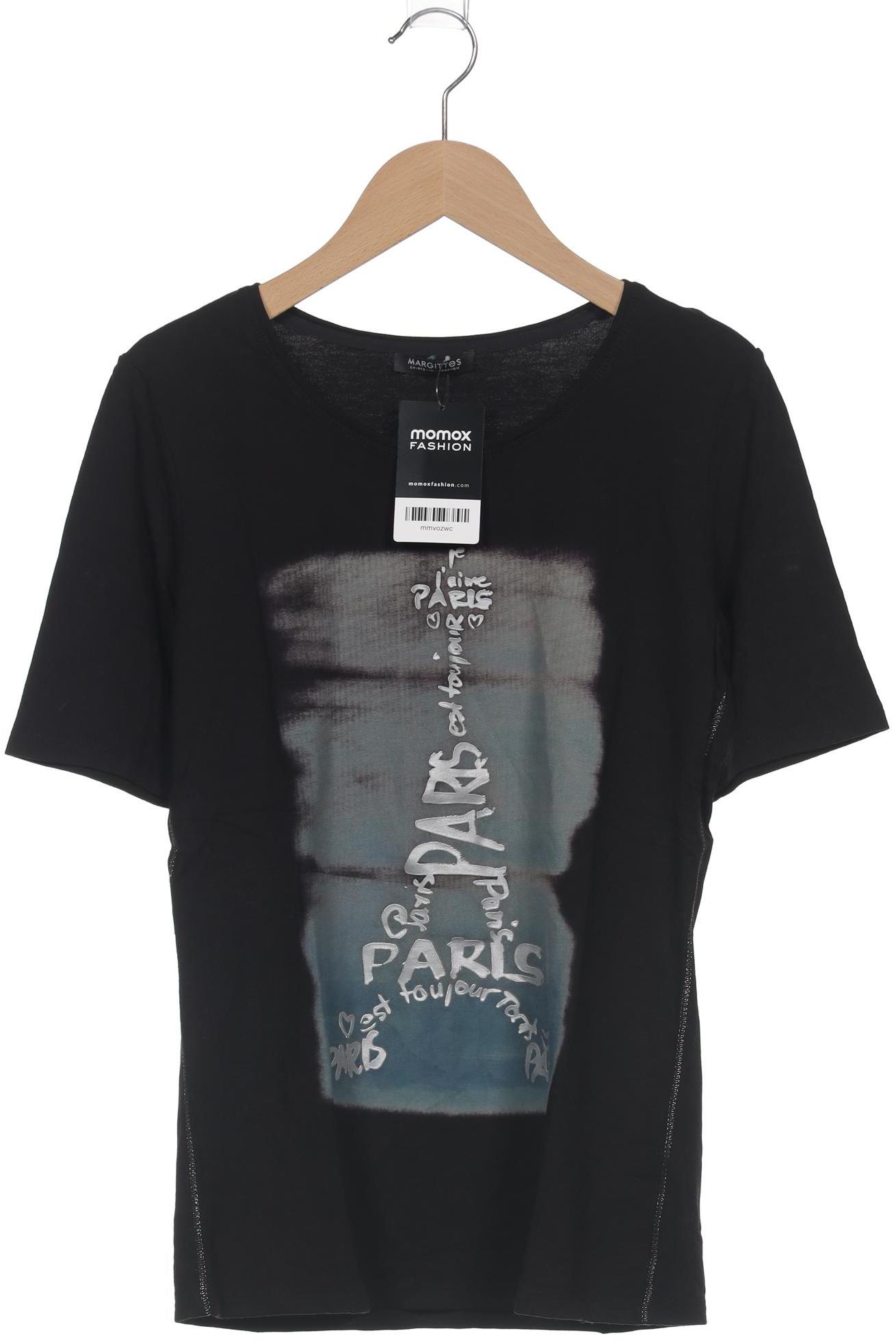 

Margittes Damen T-Shirt, schwarz, Gr. 34