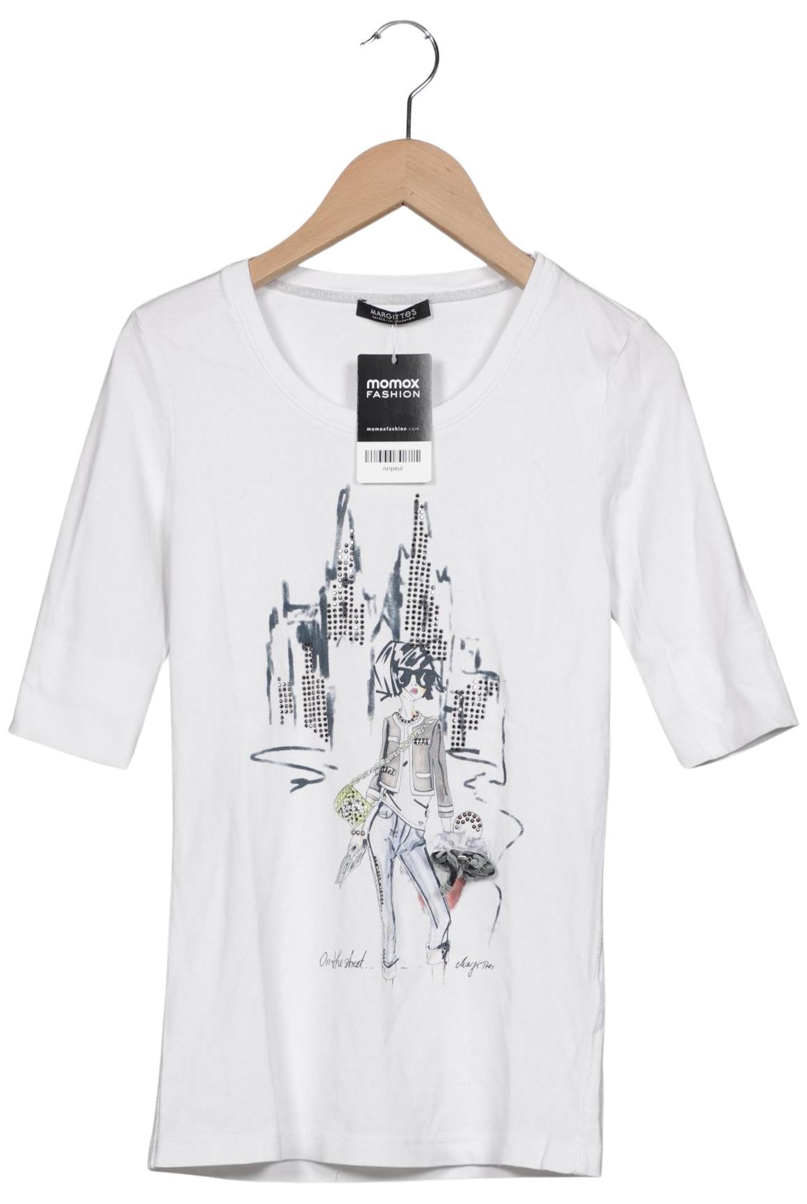 

Margittes Damen T-Shirt, weiß, Gr. 34