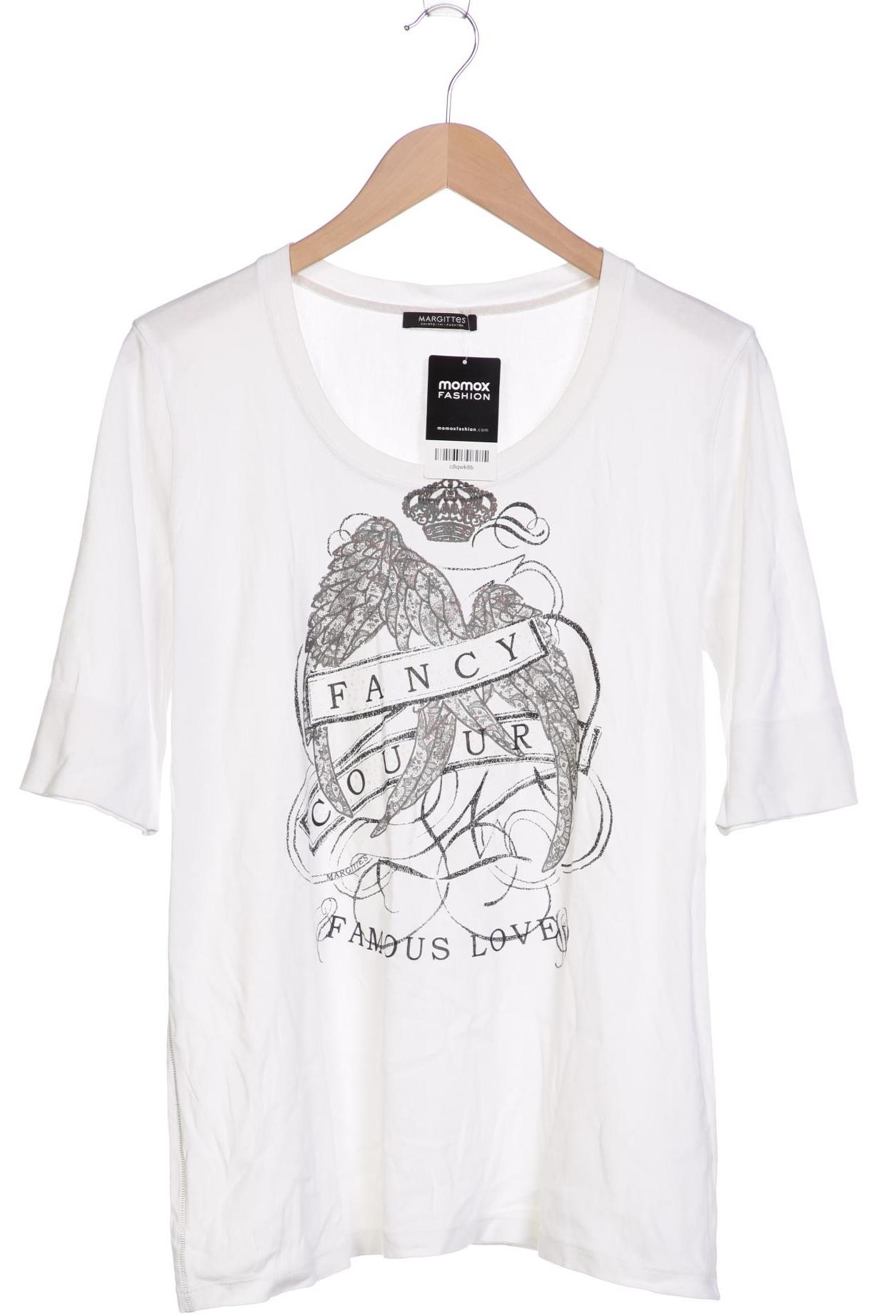 

Margittes Damen T-Shirt, weiß, Gr. 44