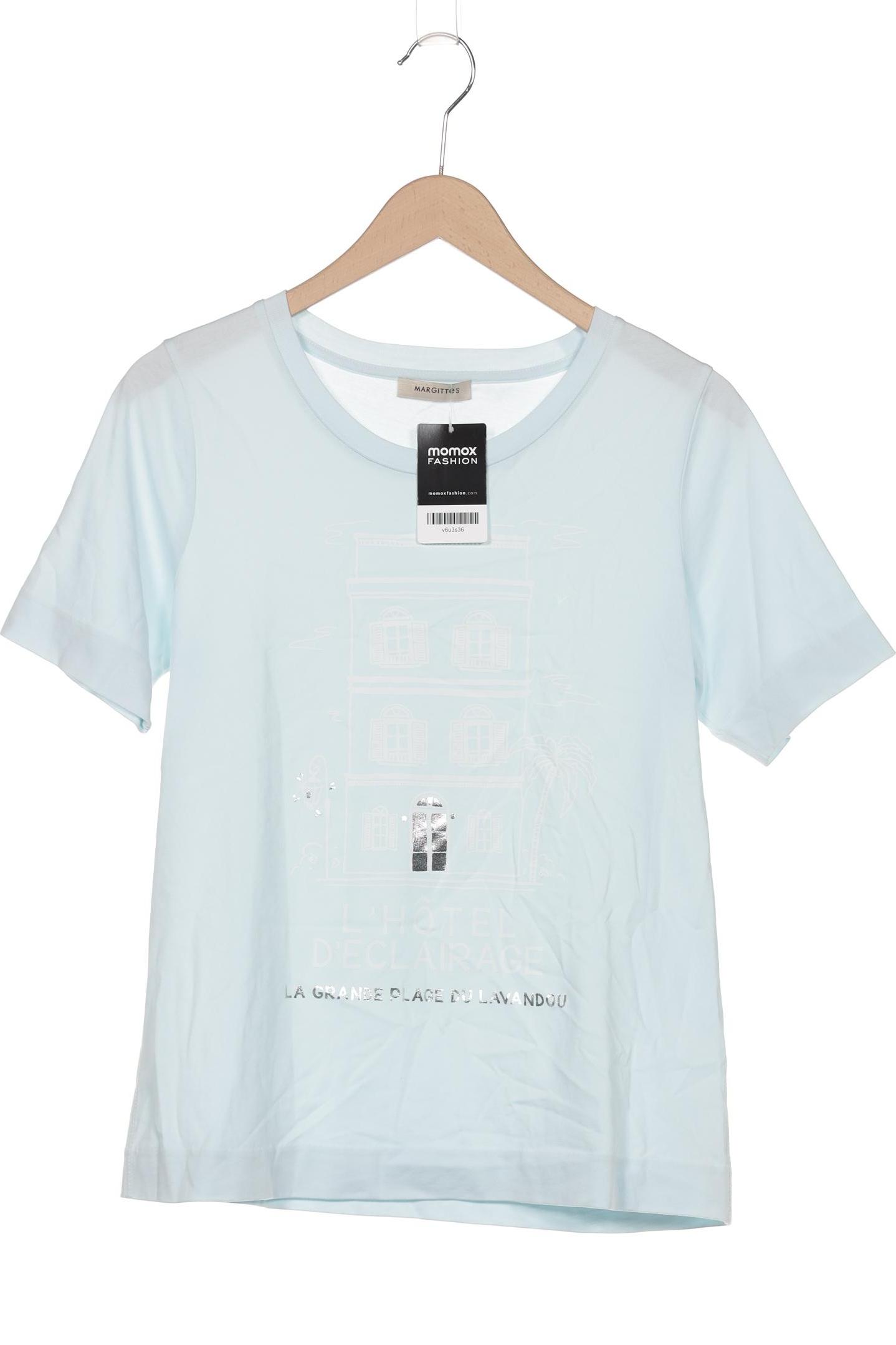 

Margittes Damen T-Shirt, hellblau, Gr. 42
