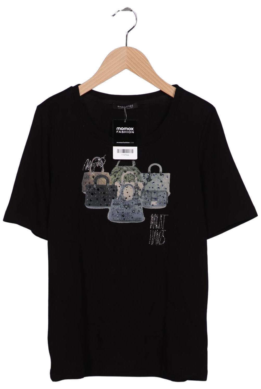 

Margittes Damen T-Shirt, schwarz, Gr. 42