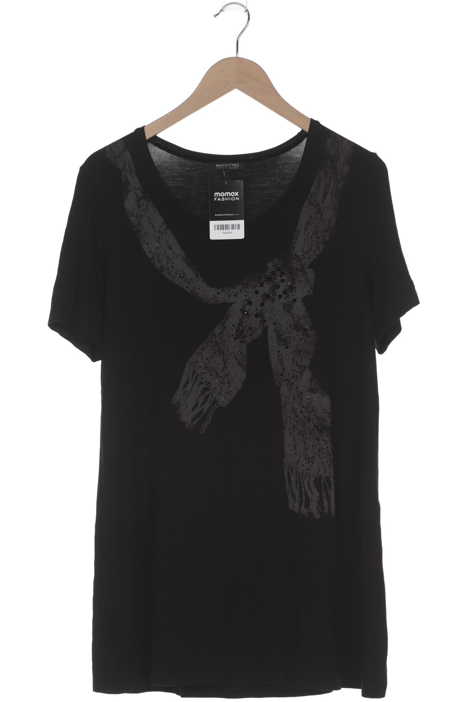 

Margittes Damen T-Shirt, schwarz, Gr. 44