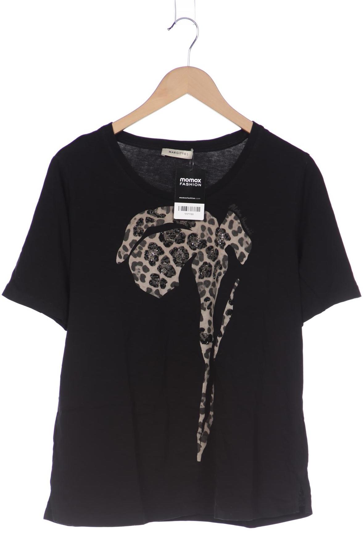 

Margittes Damen T-Shirt, schwarz, Gr. 46