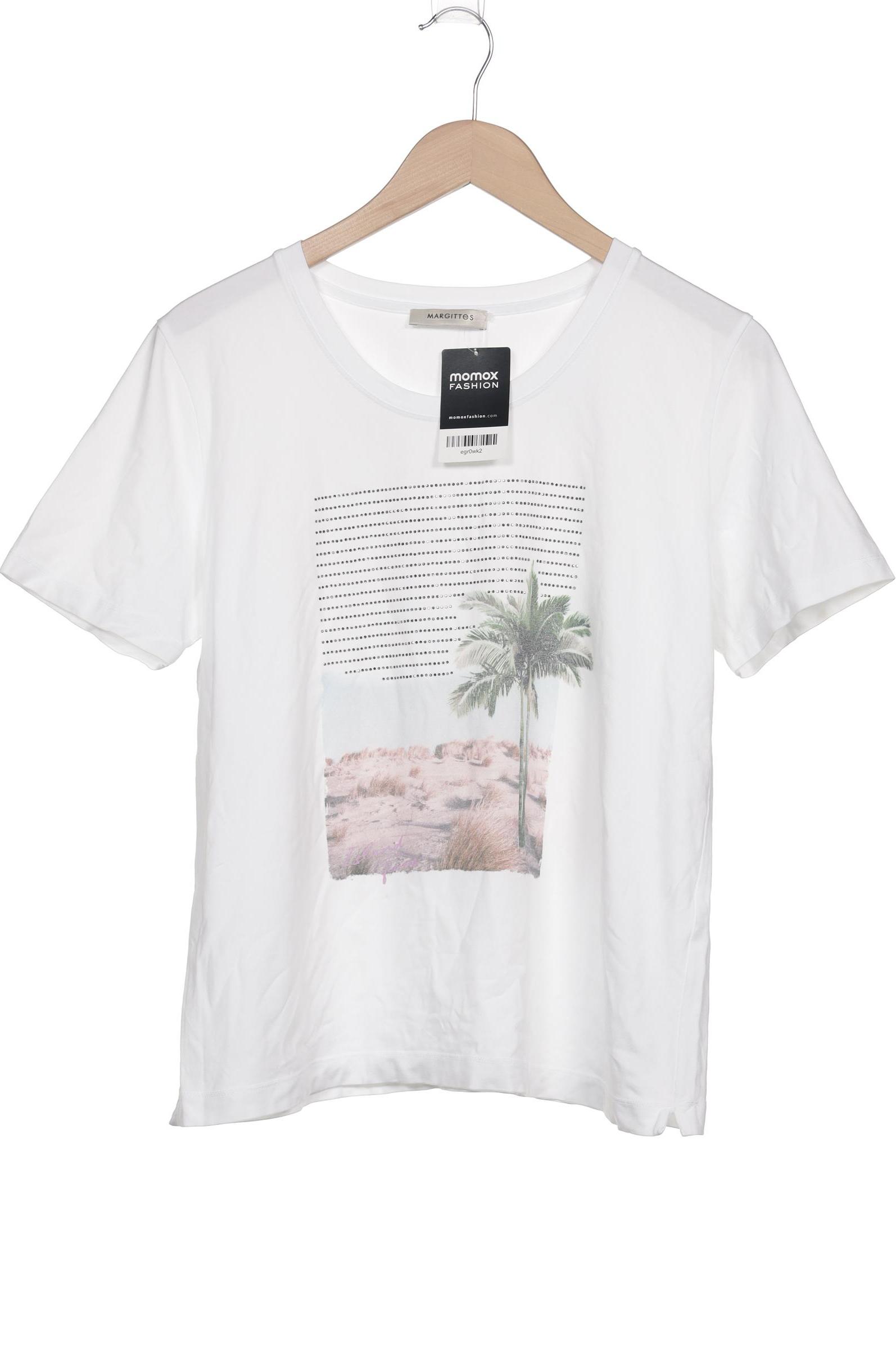 

Margittes Damen T-Shirt, weiß, Gr. 44