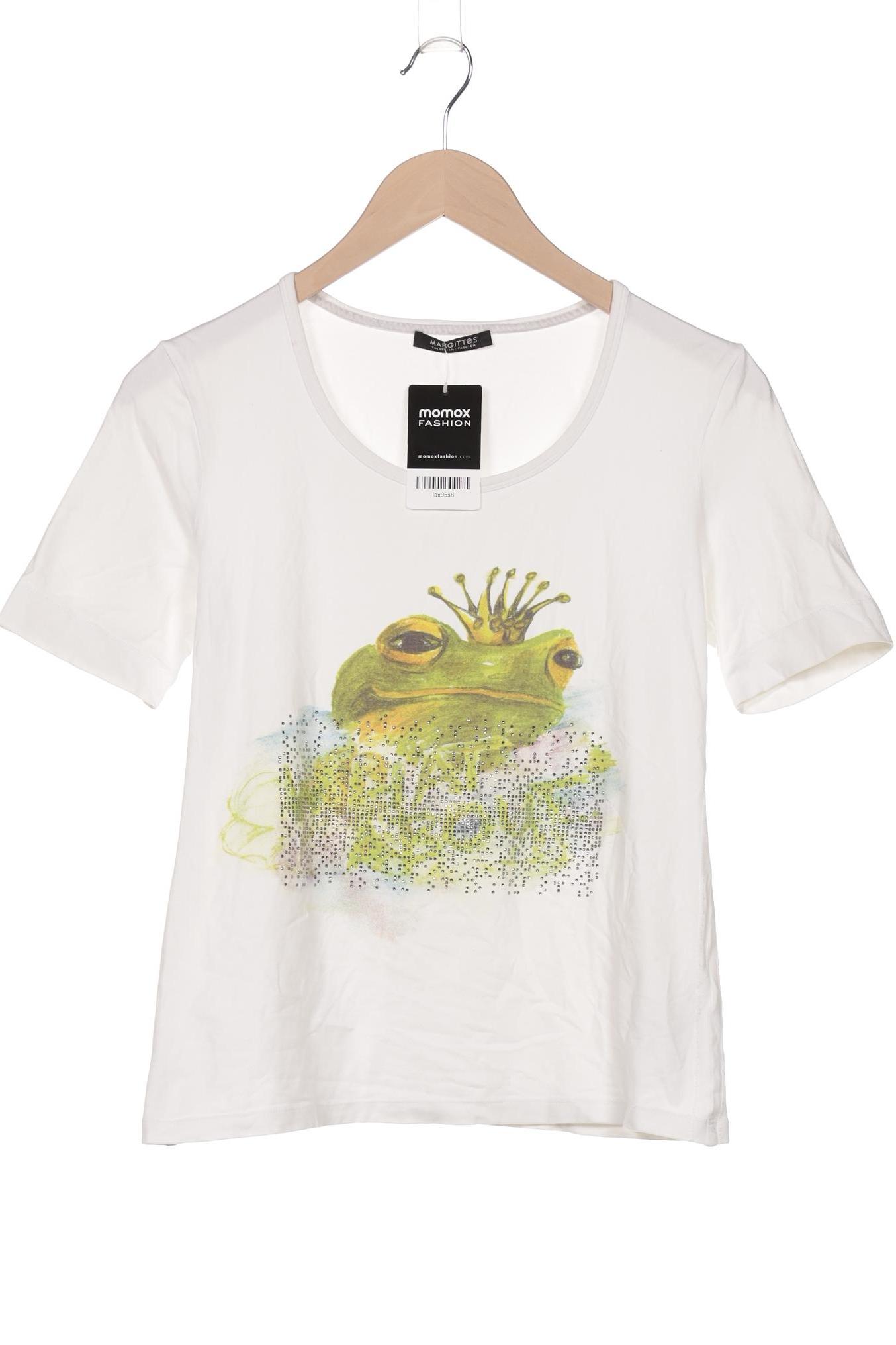 

Margittes Damen T-Shirt, weiß, Gr. 38