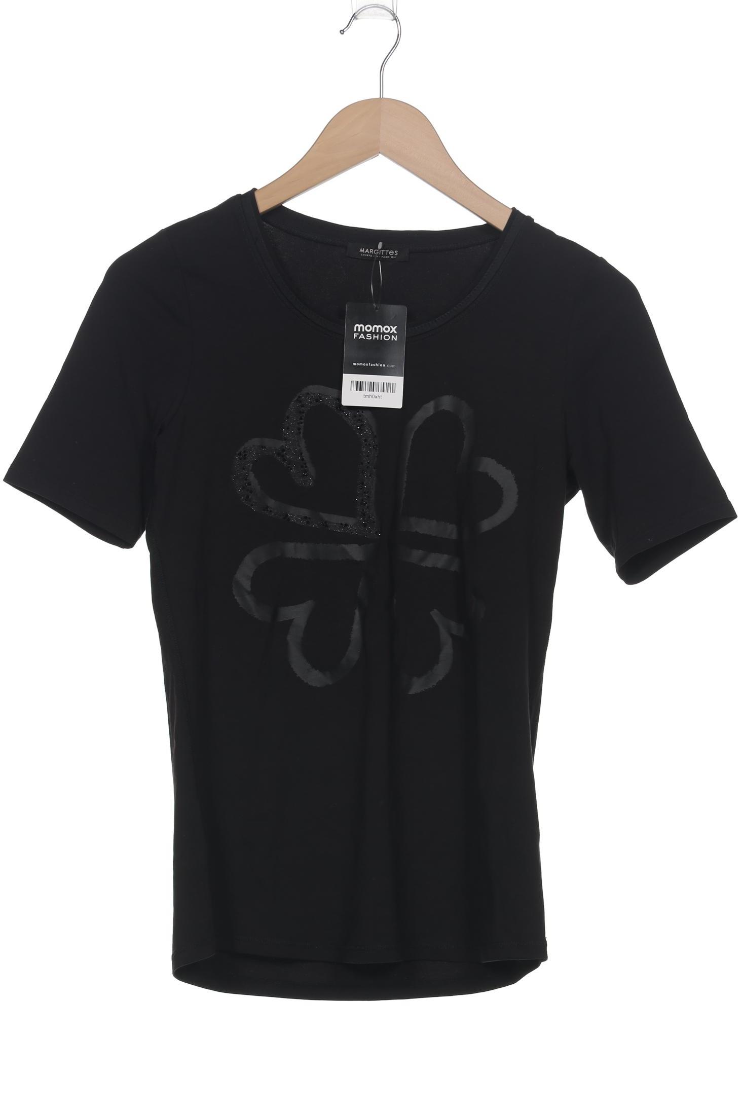 

Margittes Damen T-Shirt, schwarz, Gr. 38