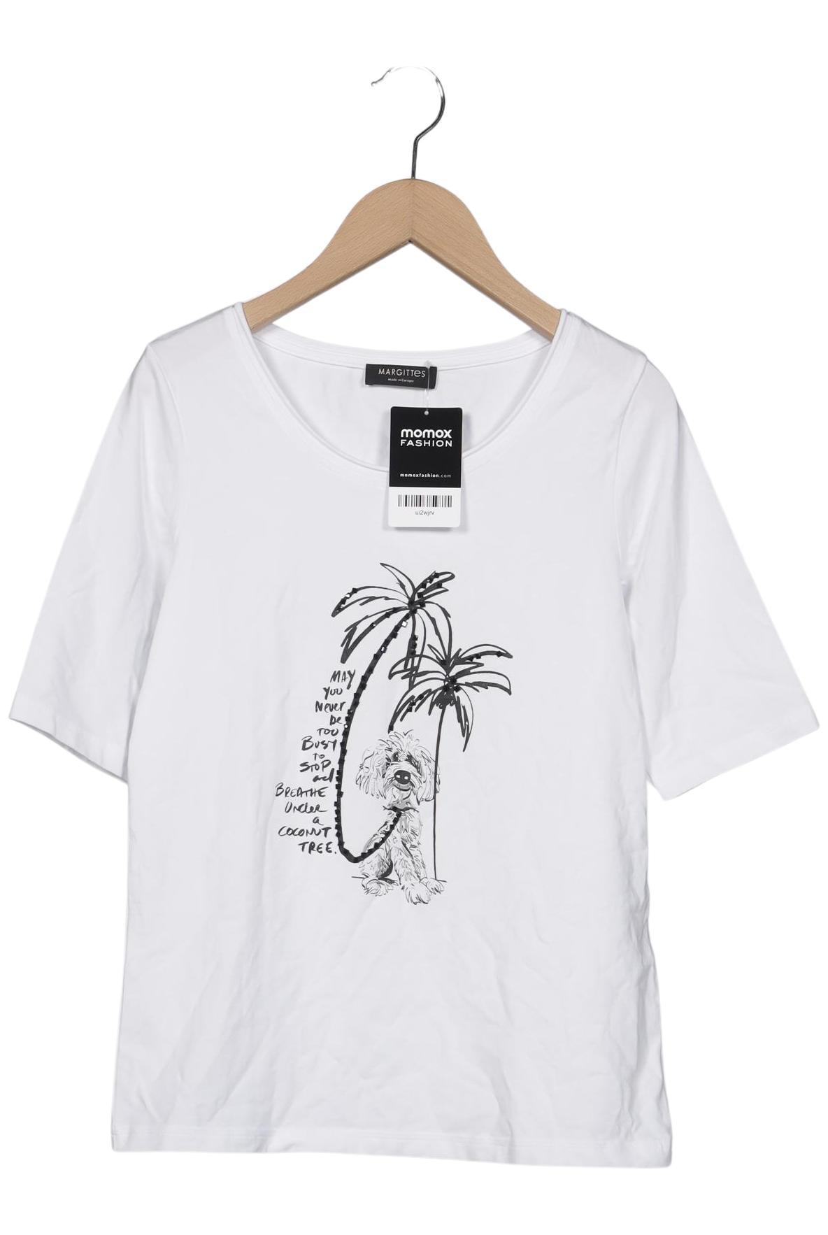

Margittes Damen T-Shirt, weiß, Gr. 36