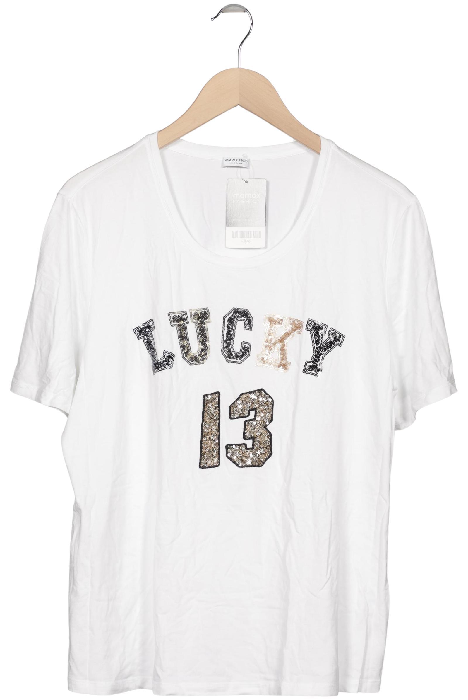 

Margittes Damen T-Shirt, weiß, Gr. 44