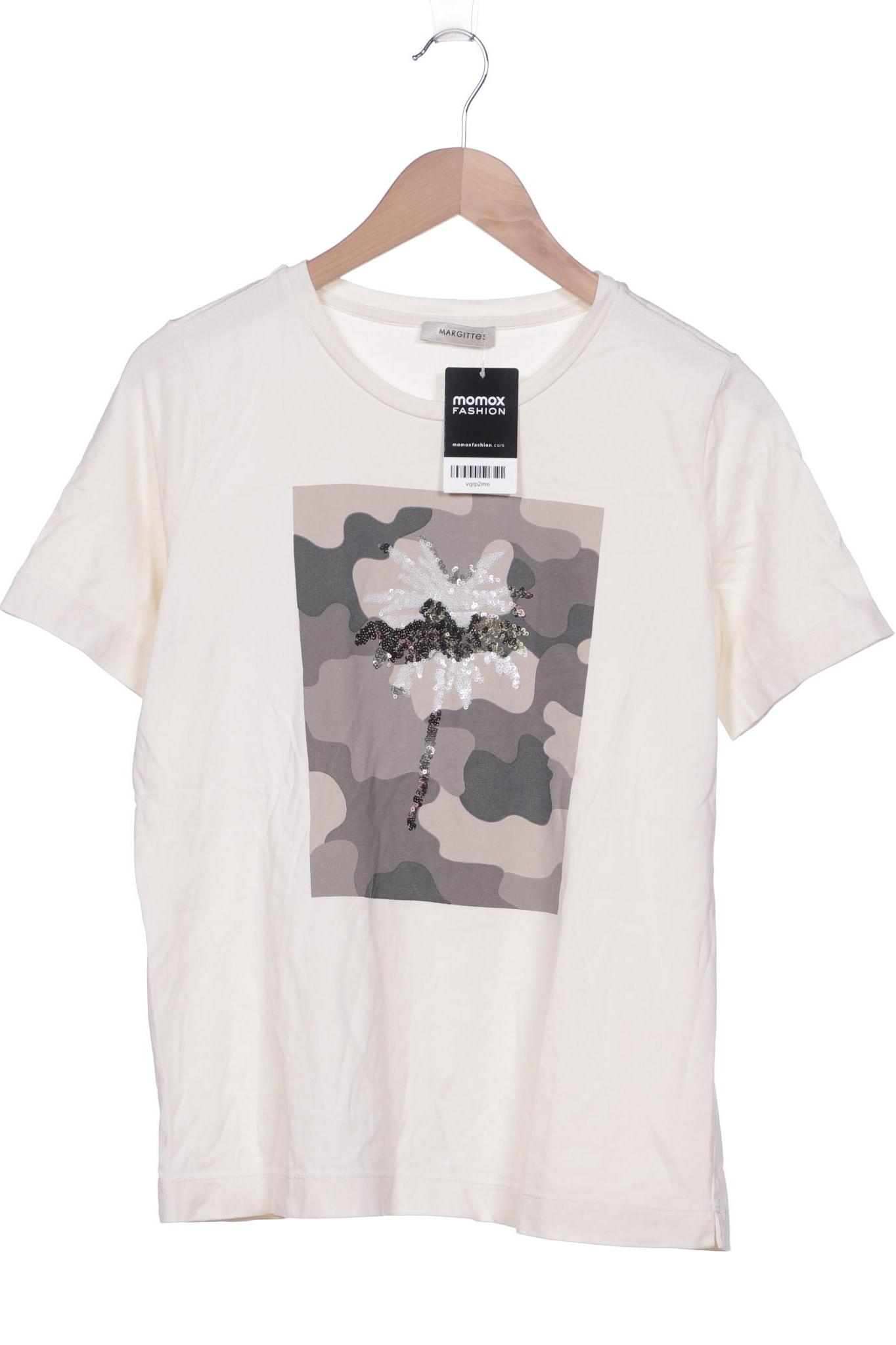 

MARGITTES Damen T-Shirt, cremeweiß