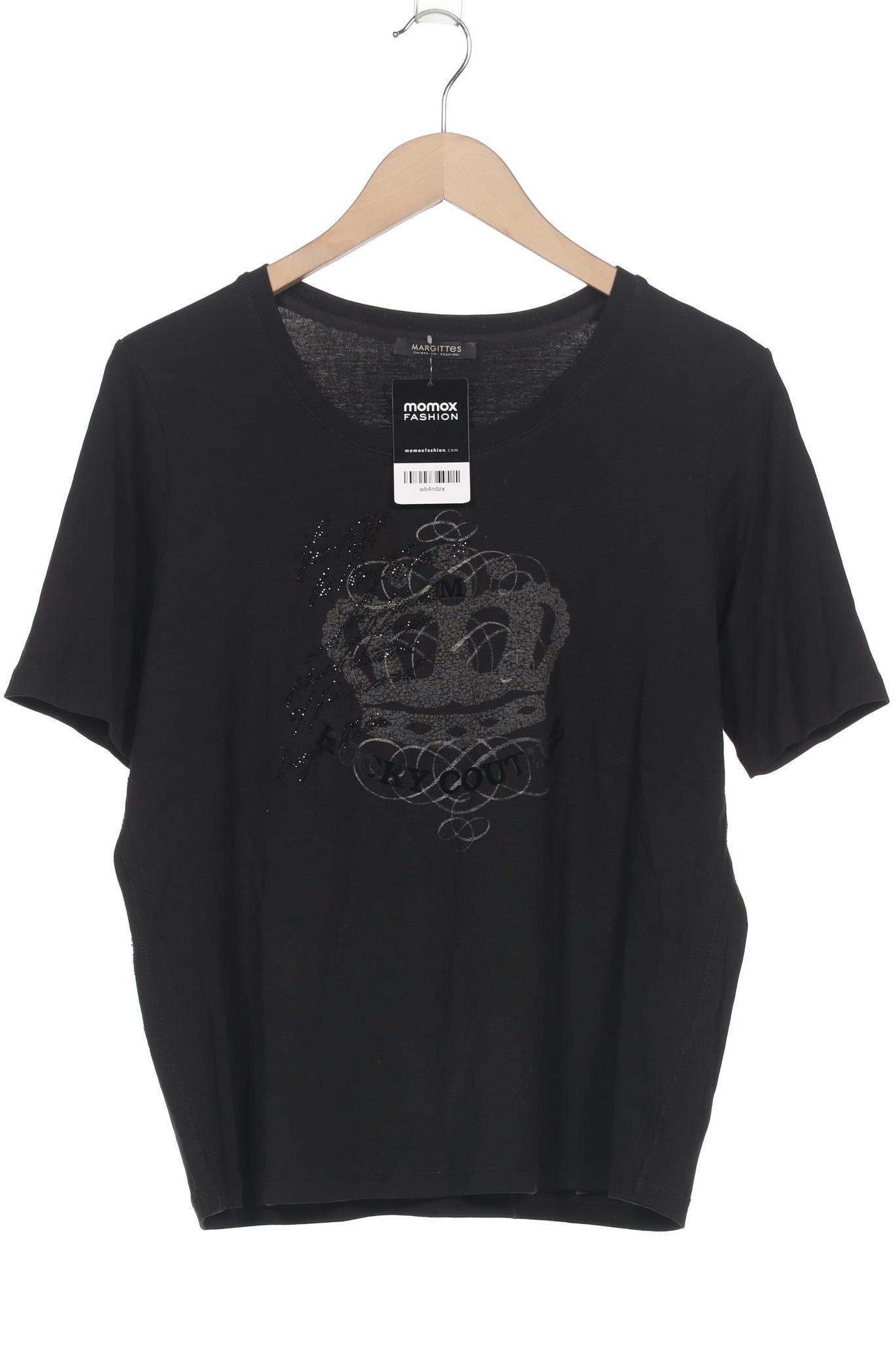 

Margittes Damen T-Shirt, schwarz, Gr. 46