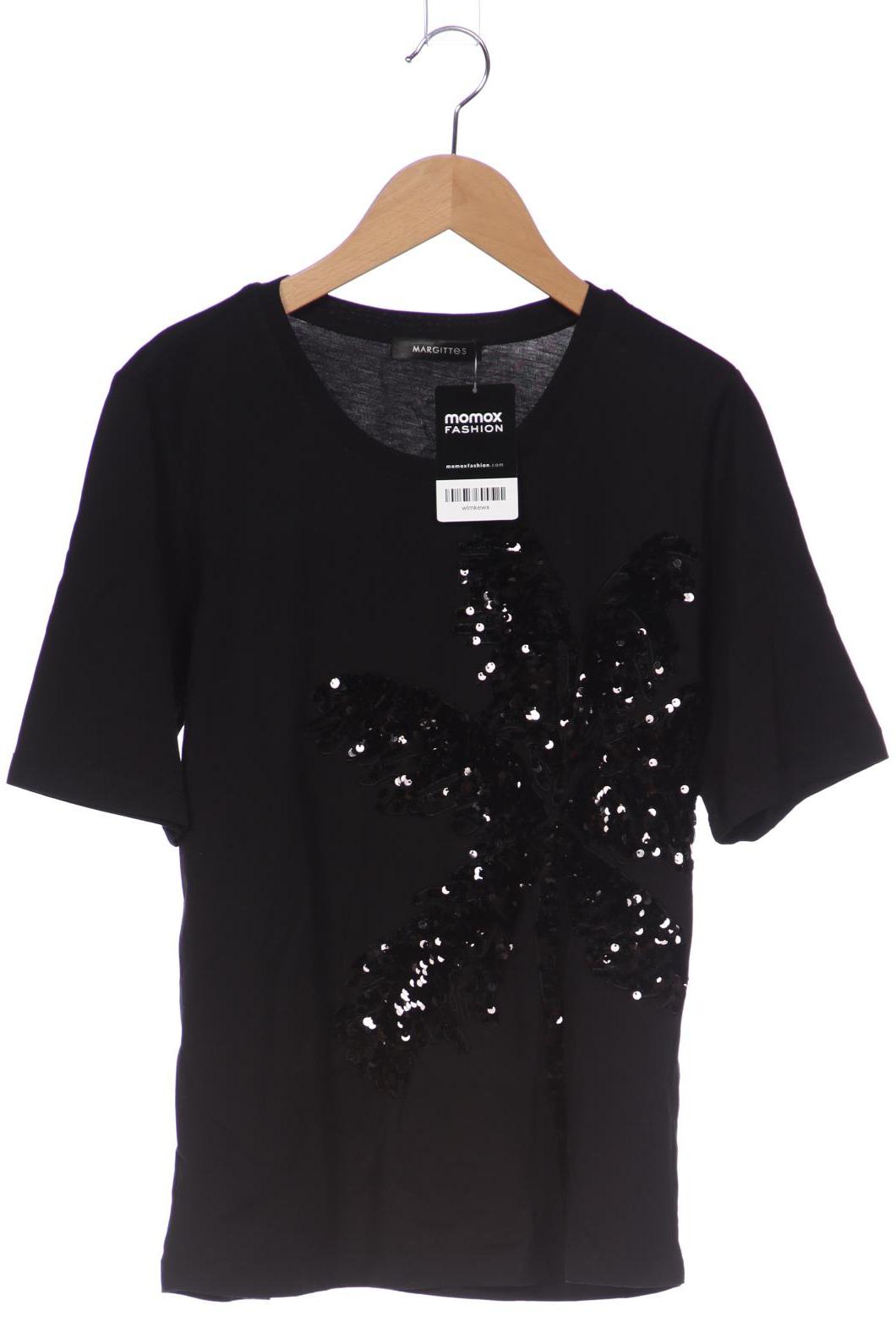 

Margittes Damen T-Shirt, schwarz, Gr. 36