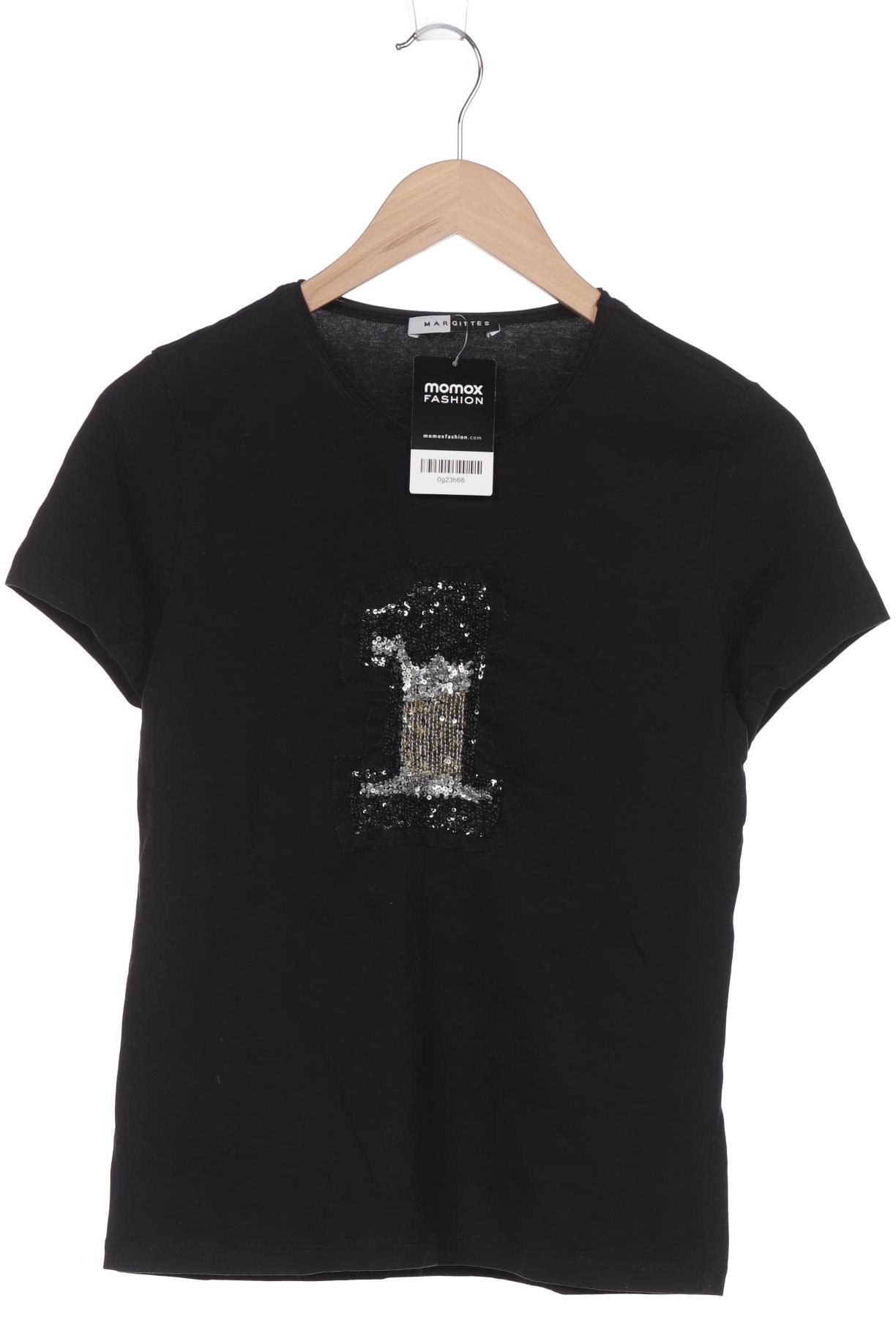 

Margittes Damen T-Shirt, schwarz, Gr. 40