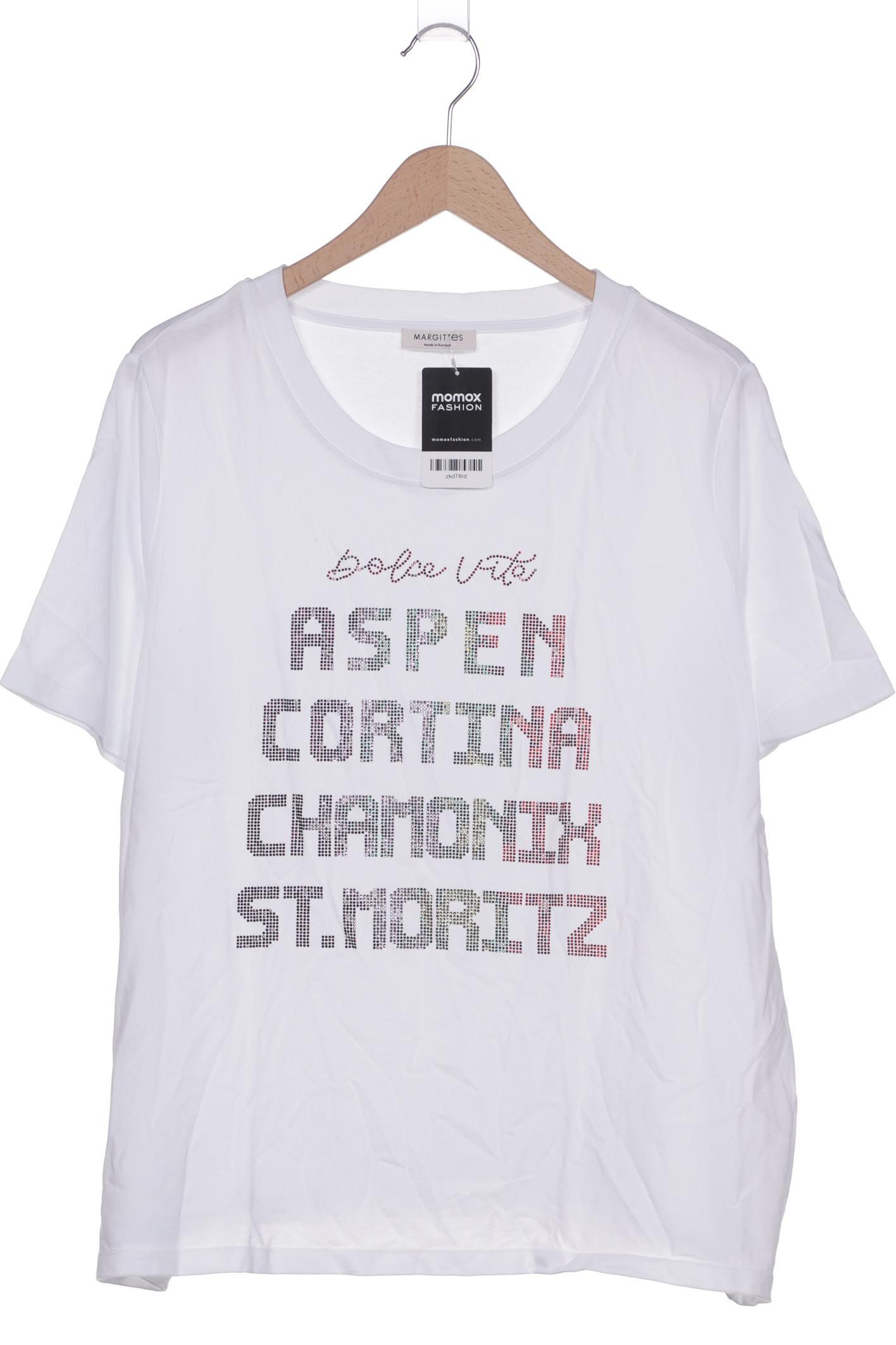 

Margittes Damen T-Shirt, weiß, Gr. 48