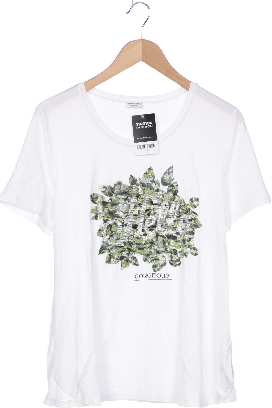 

Margittes Damen T-Shirt, weiß, Gr. 42