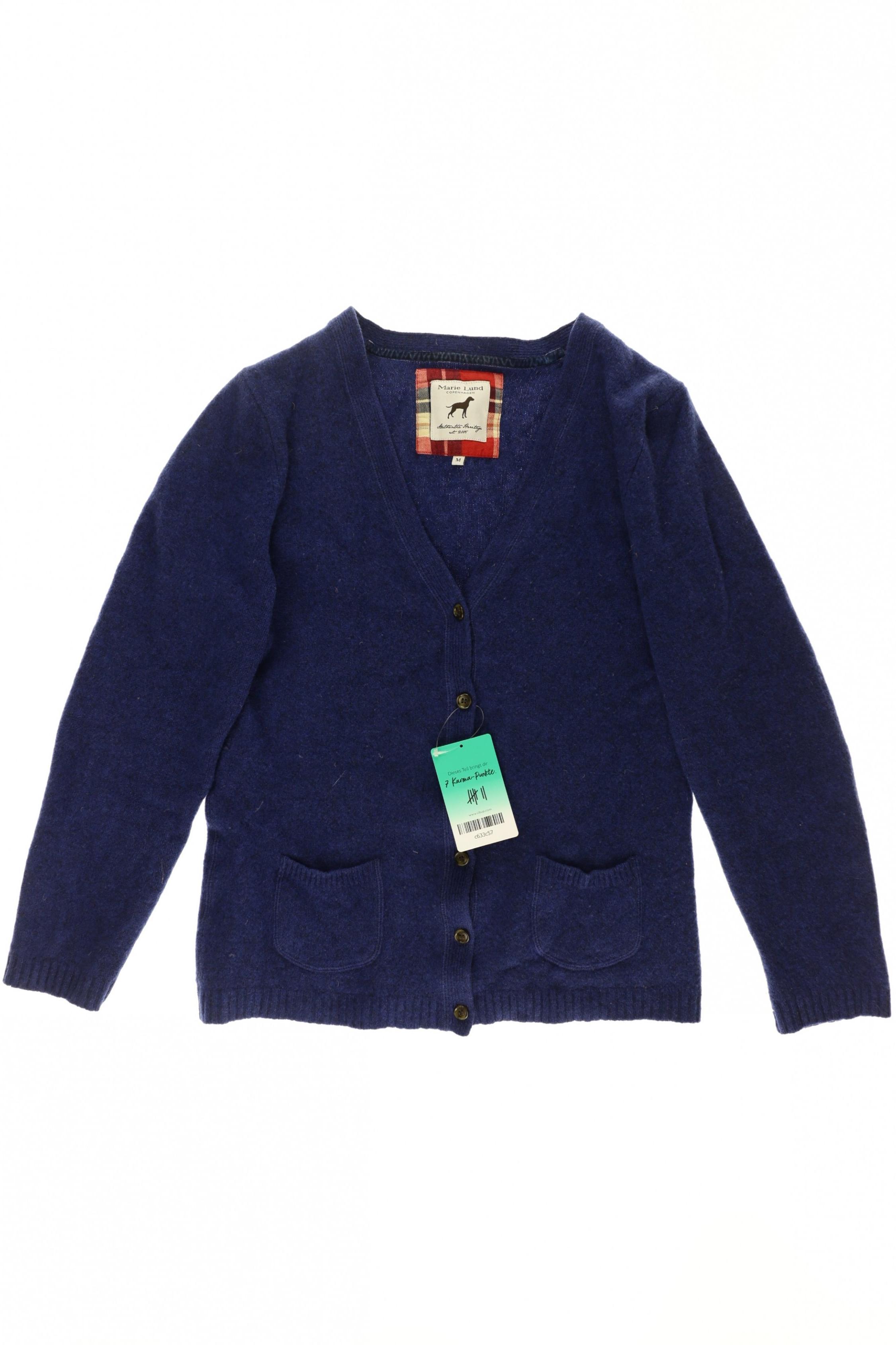 

Marie Lund Damen Strickjacke, blau, Gr.