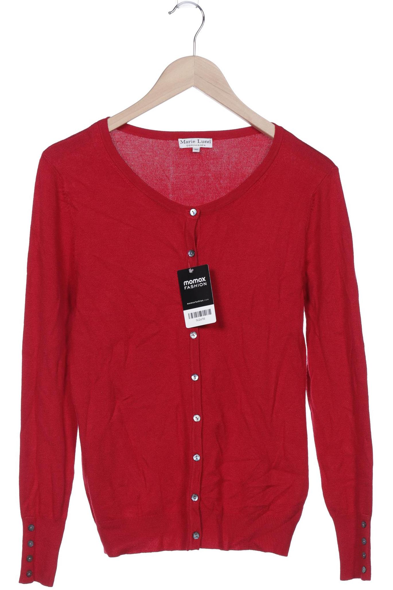 

Marie Lund Damen Strickjacke, rot, Gr. 38